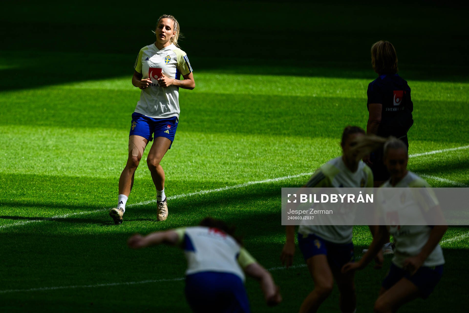 Nathalie Björn of the Swedish women's national football