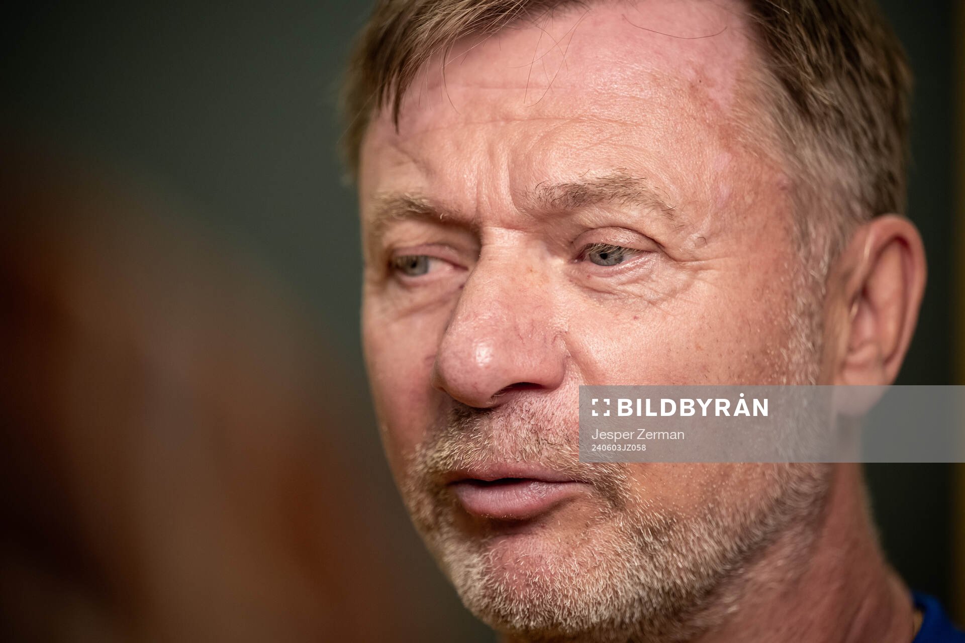 Head coach Peter Gerhardsson of the Swedish women's
