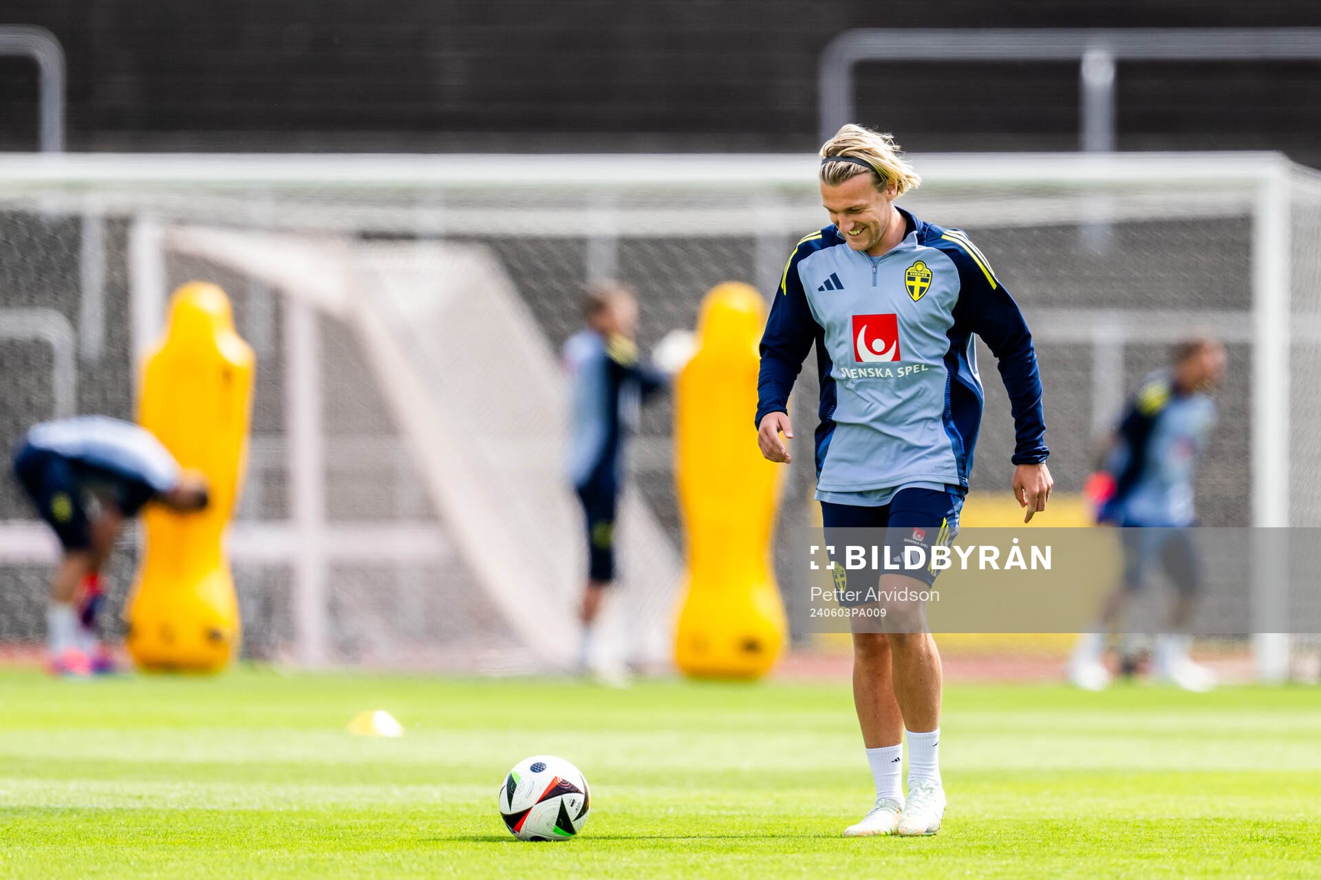 Emil Forsberg of the Swedish men's national football team