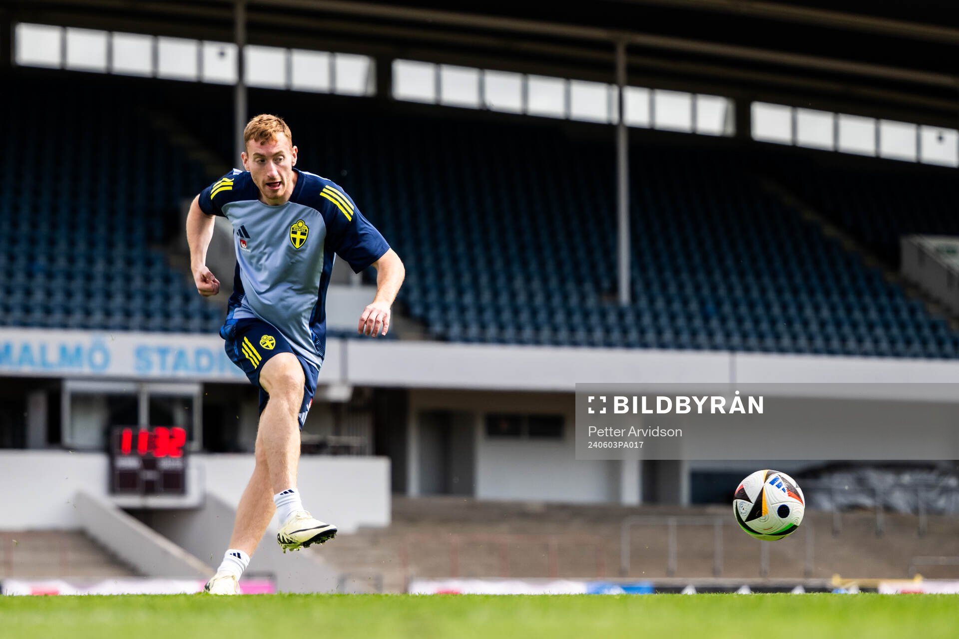 Dejan Kulusevski of the Swedish men's national football team