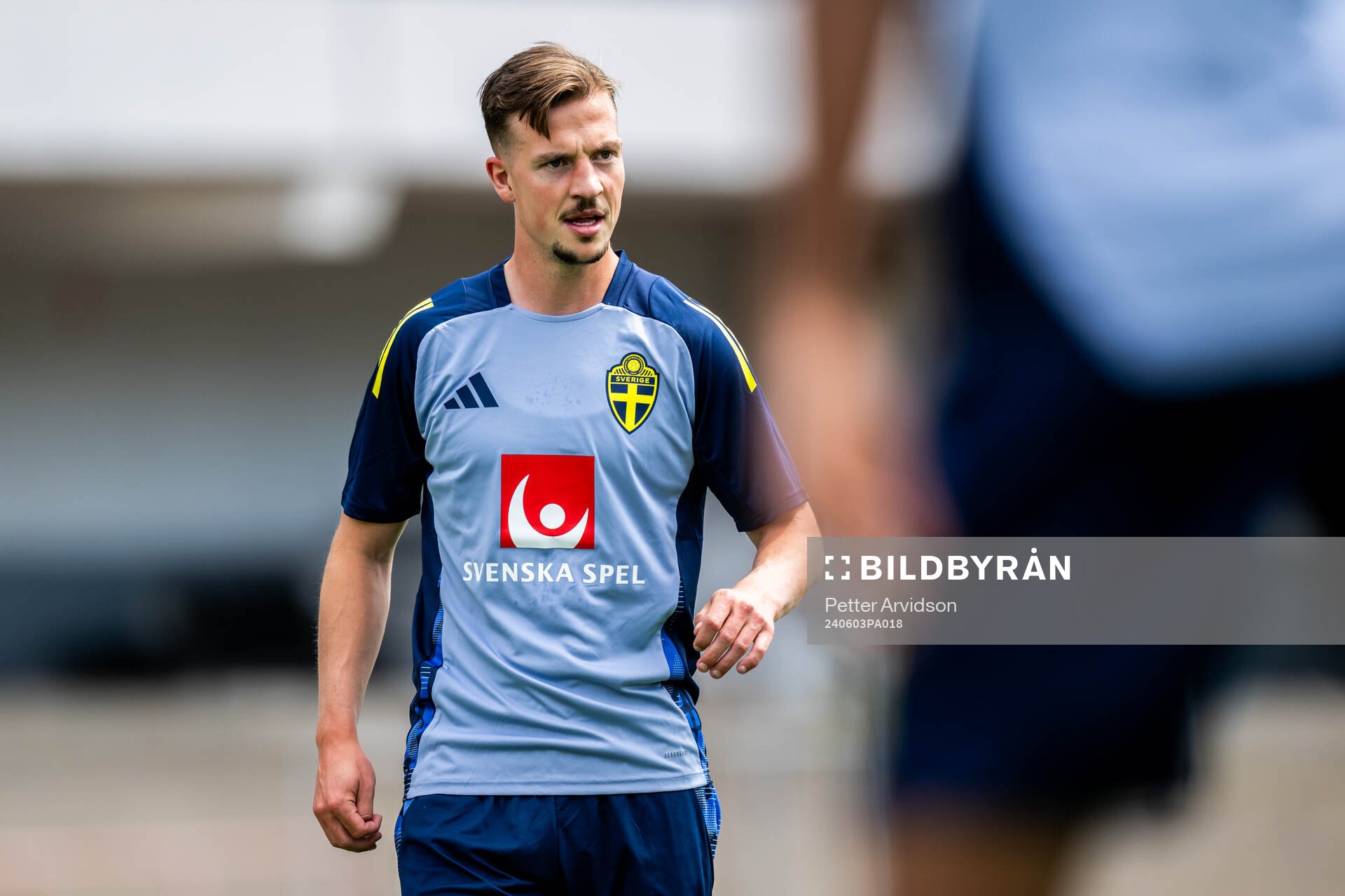 Simon Olsson of the Swedish men's national football team