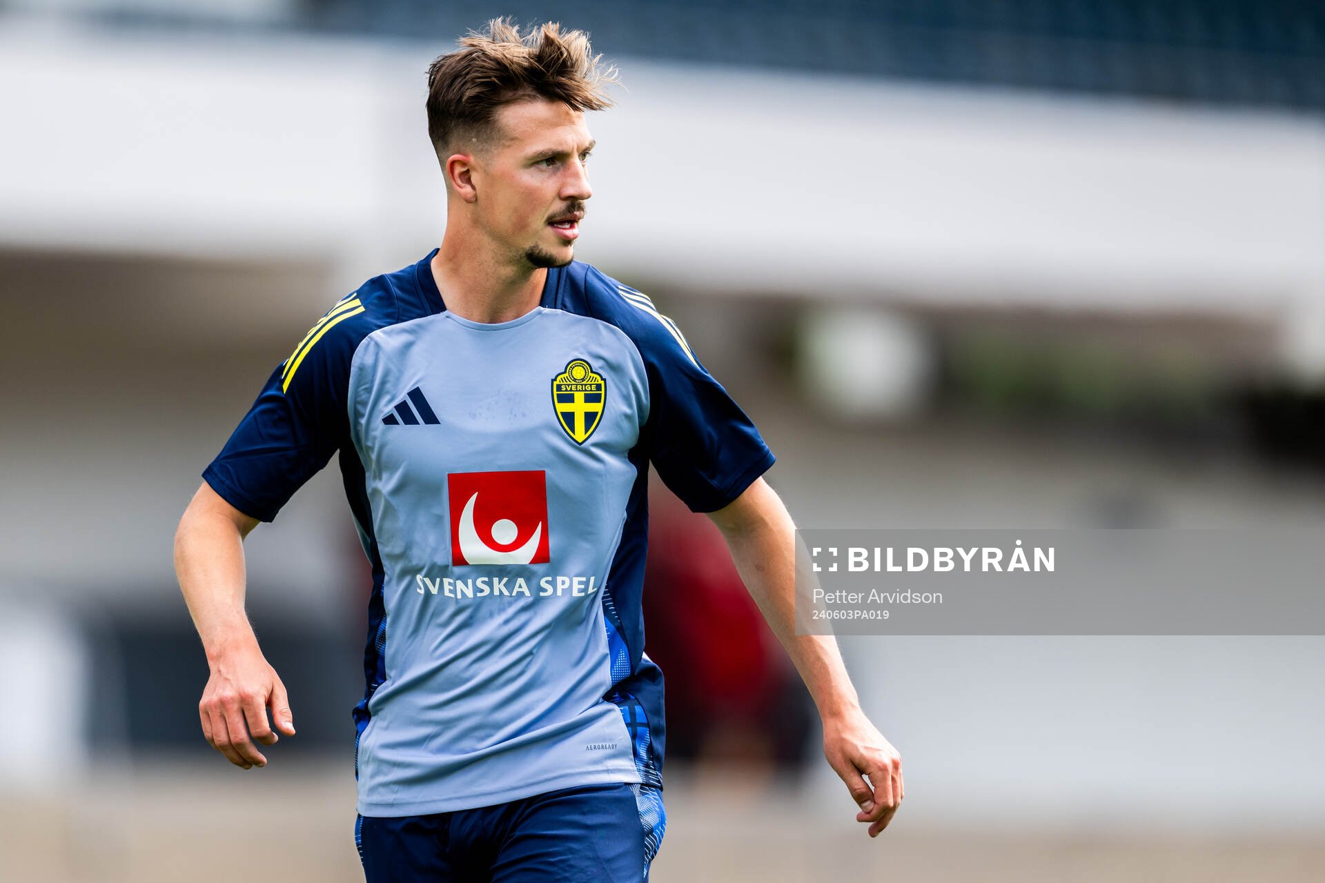 Simon Olsson of the Swedish men's national football team
