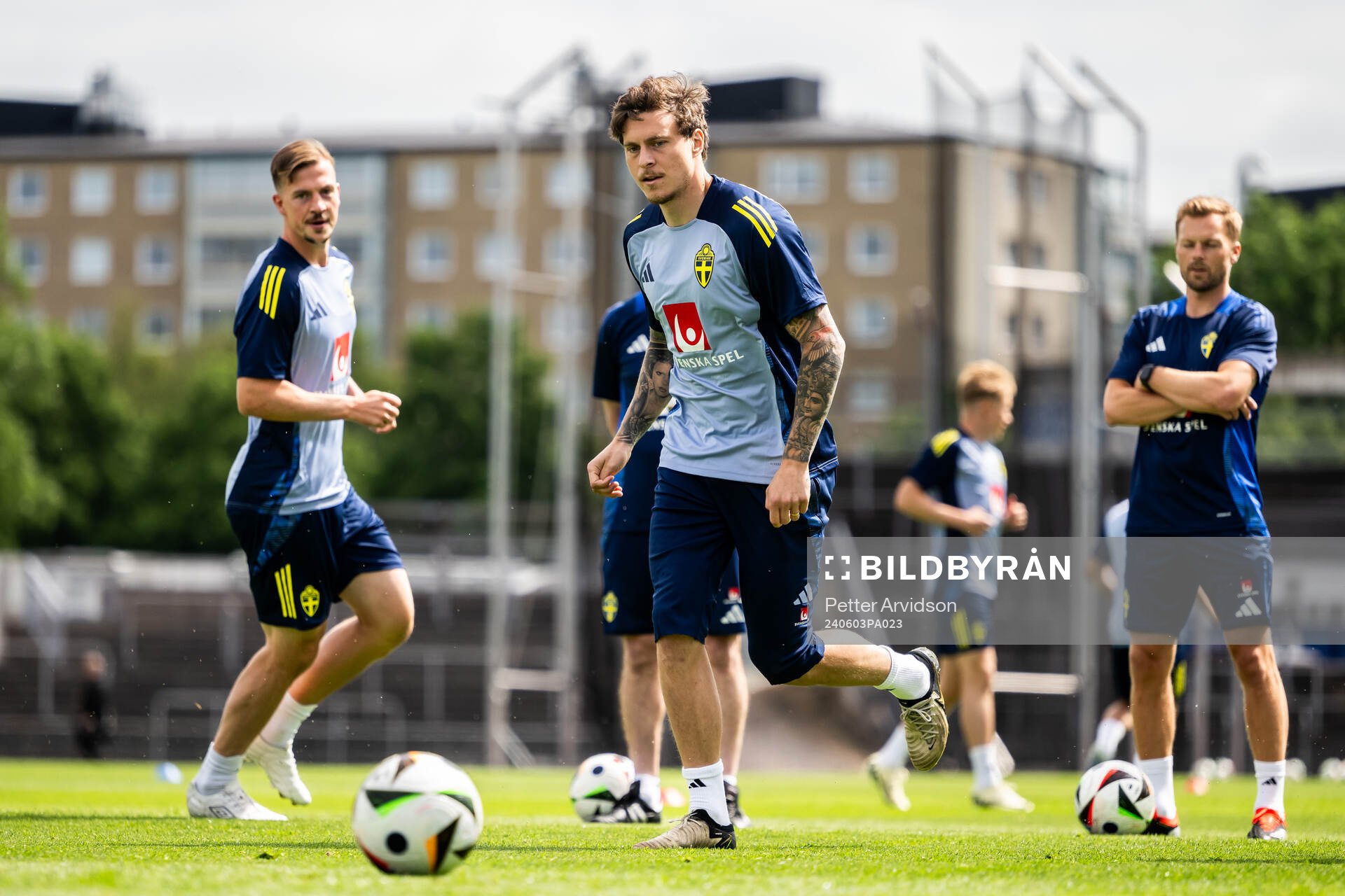 Victor Nilsson Lindelöf of the Swedish men's national