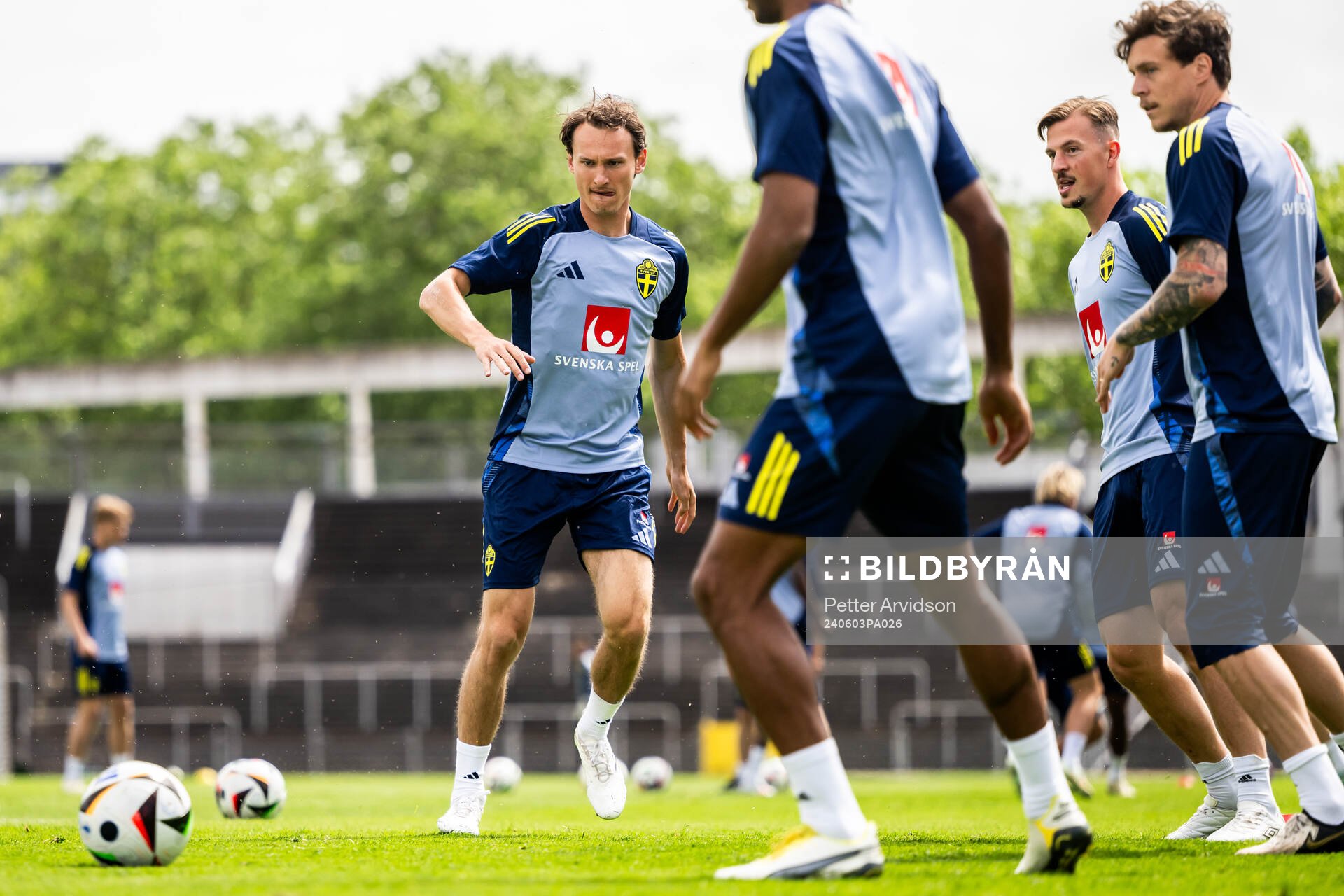 Hjalmar Ekdal of the Swedish men's national football team