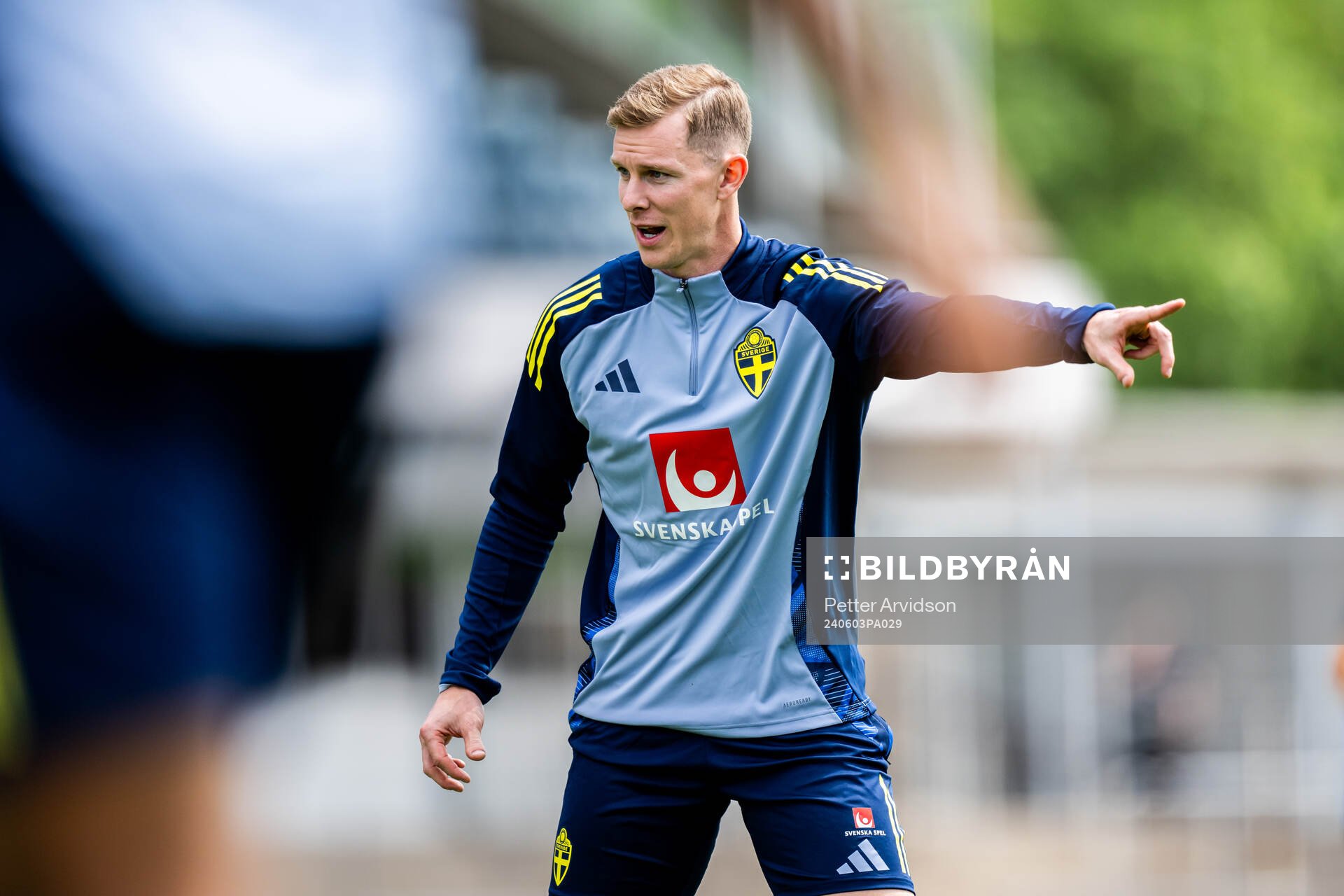 Emil Krafth of the Swedish men's national football team