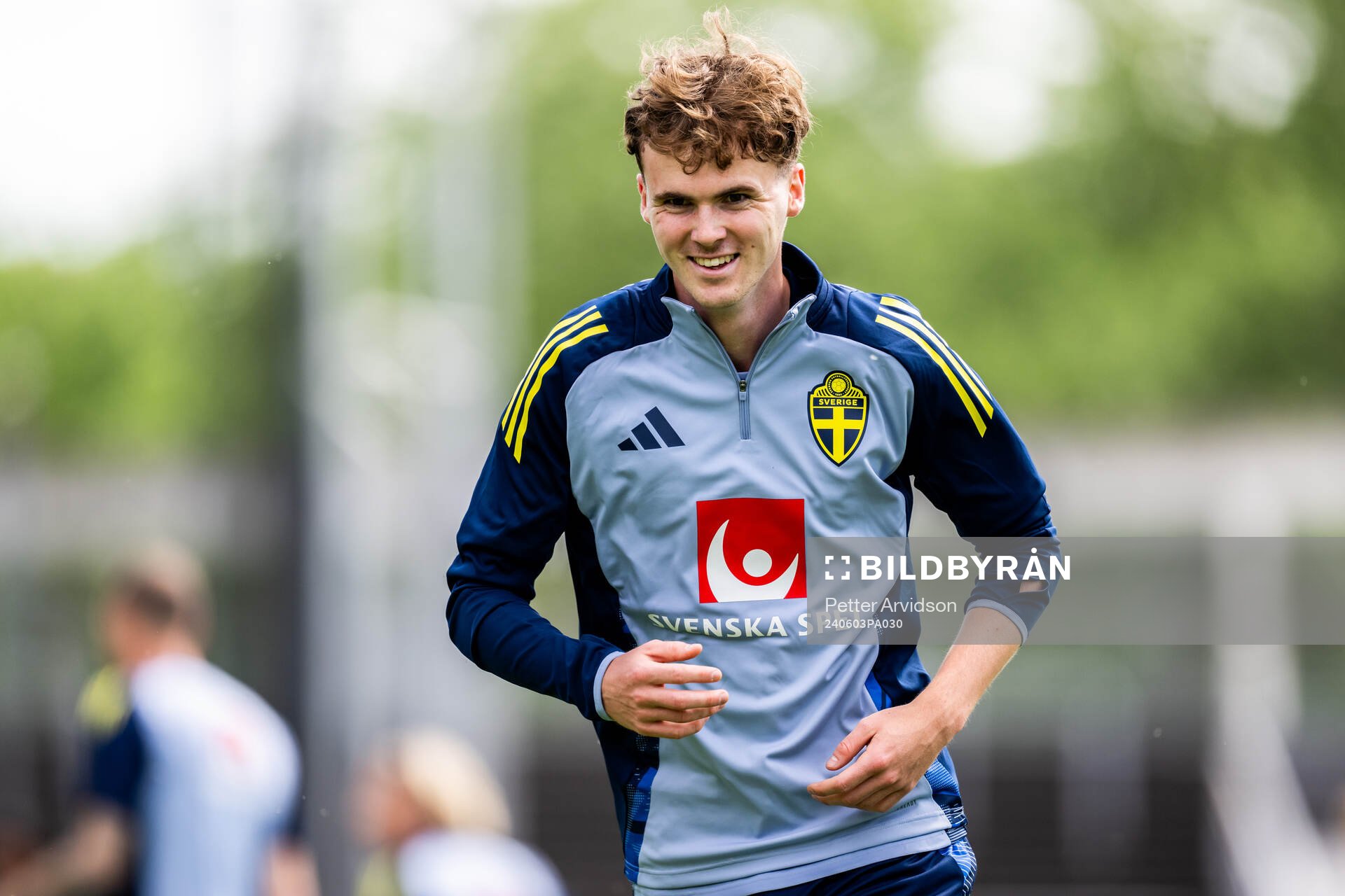 Williot Swedberg of the Swedish men's national football team