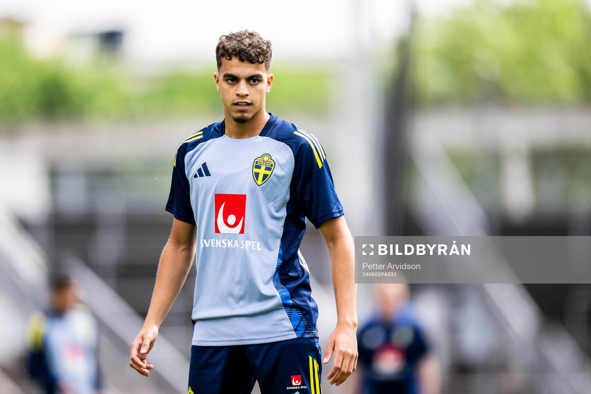Yasin Ayari of the Swedish men's national football team