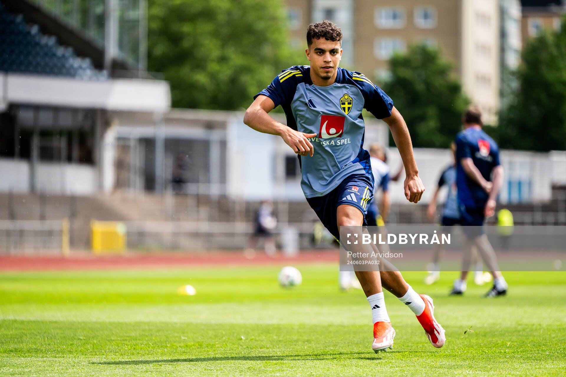 Yasin Ayari of the Swedish men's national football team