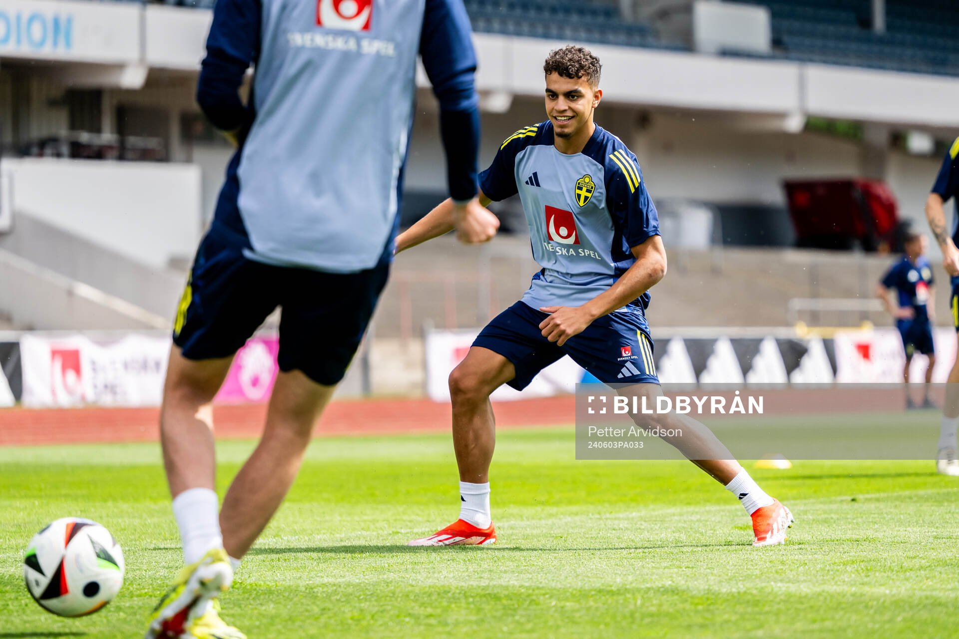 Yasin Ayari of the Swedish men's national football team