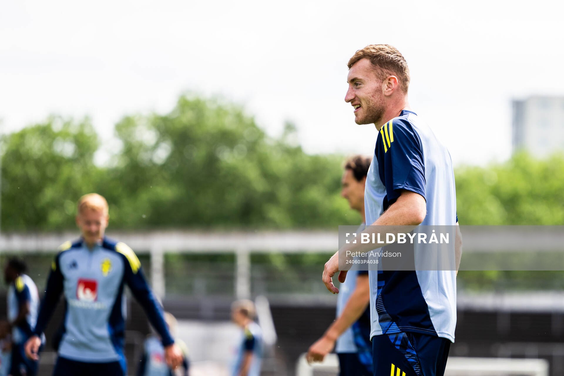 Dejan Kulusevski of the Swedish men's national football team