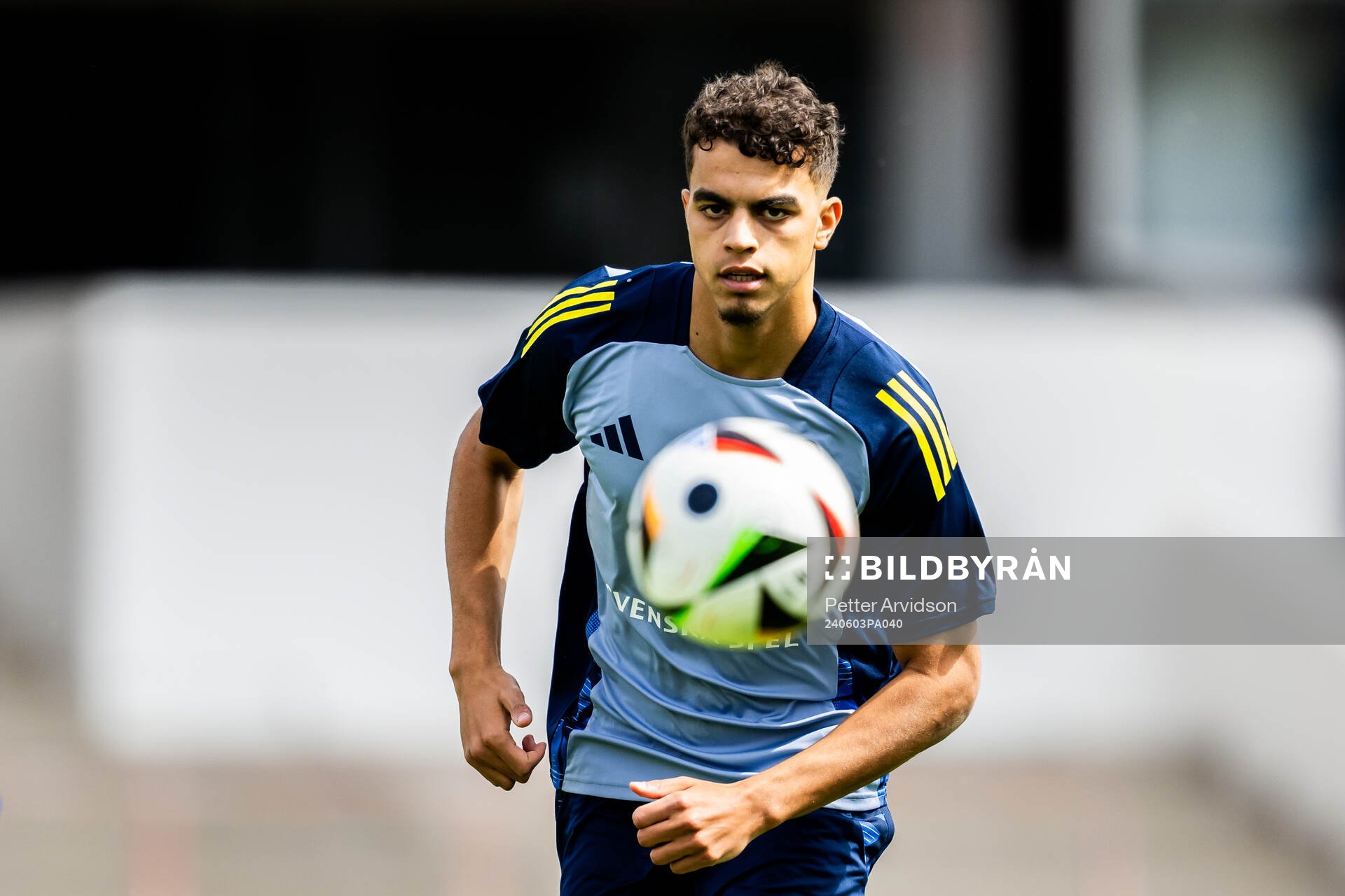 Yasin Ayari of the Swedish men's national football team