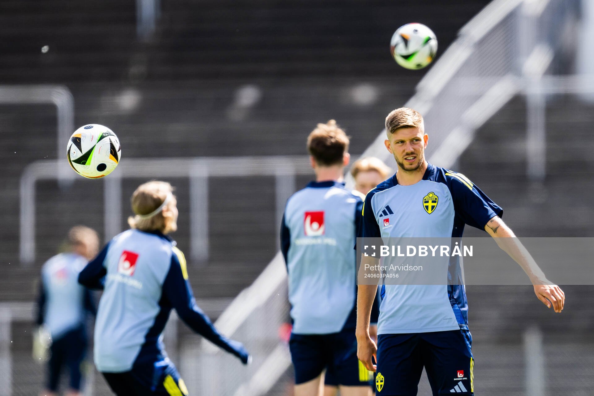 Anton Salétros of the Swedish men's national football team