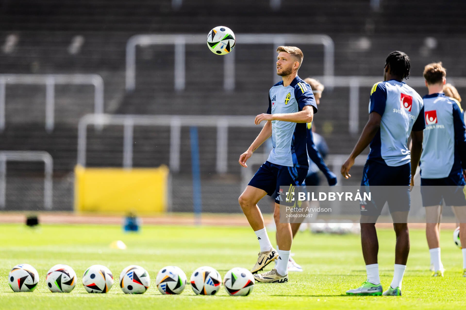 Anton Salétros of the Swedish men's national football team