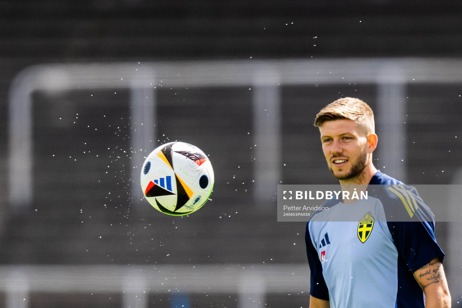 Anton Salétros of the Swedish men's national football team
