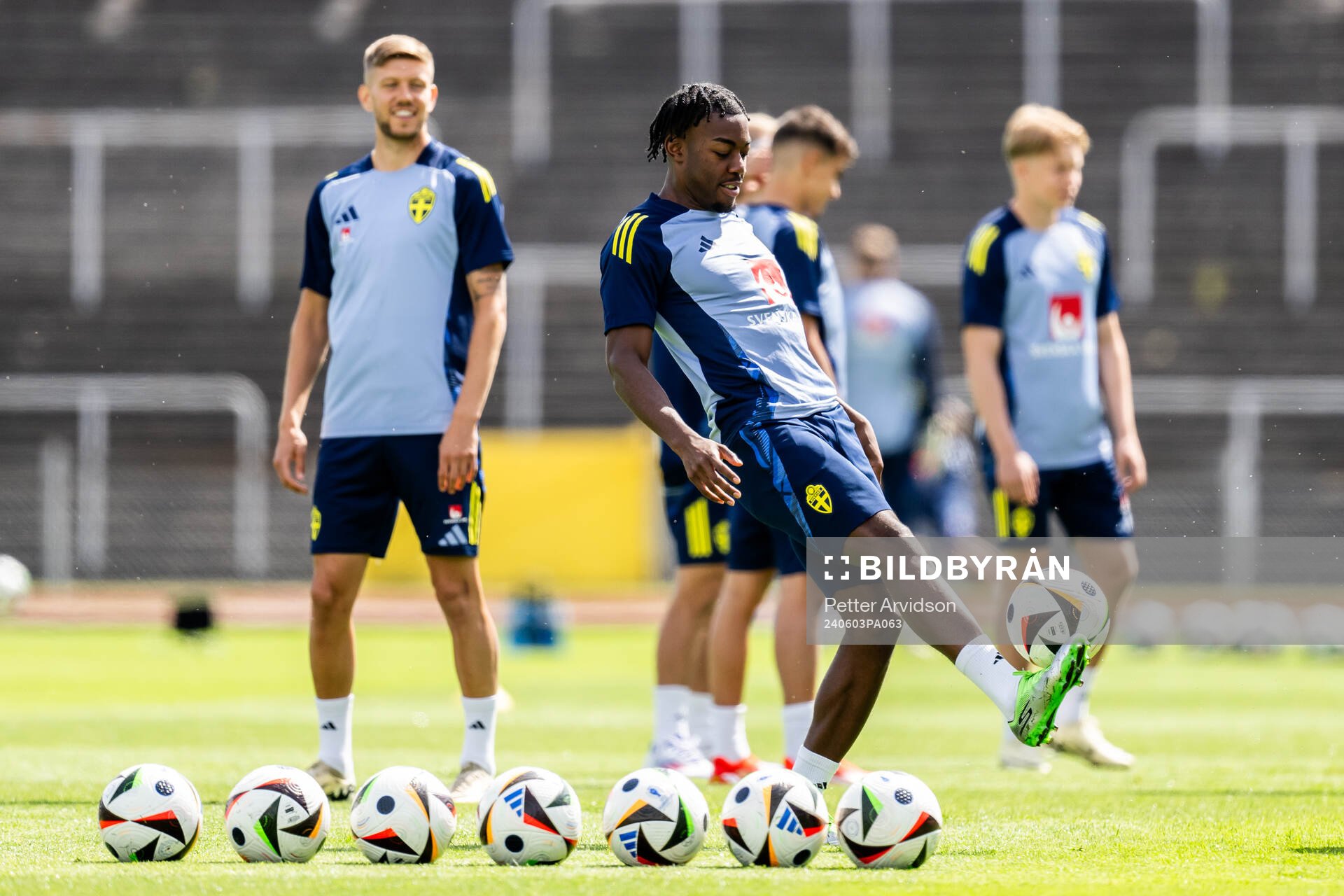 Anthony Elanga of the Swedish men's national football team