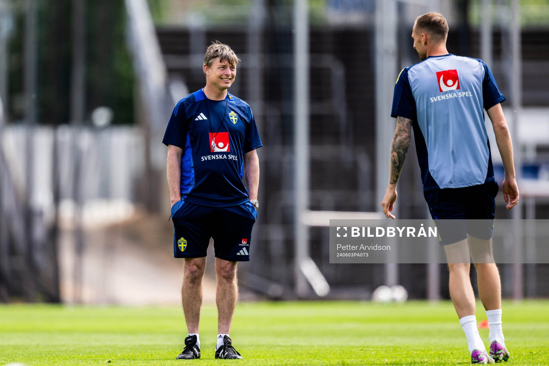 Head coach Jon Dahl Tomasson of the Swedish men's national