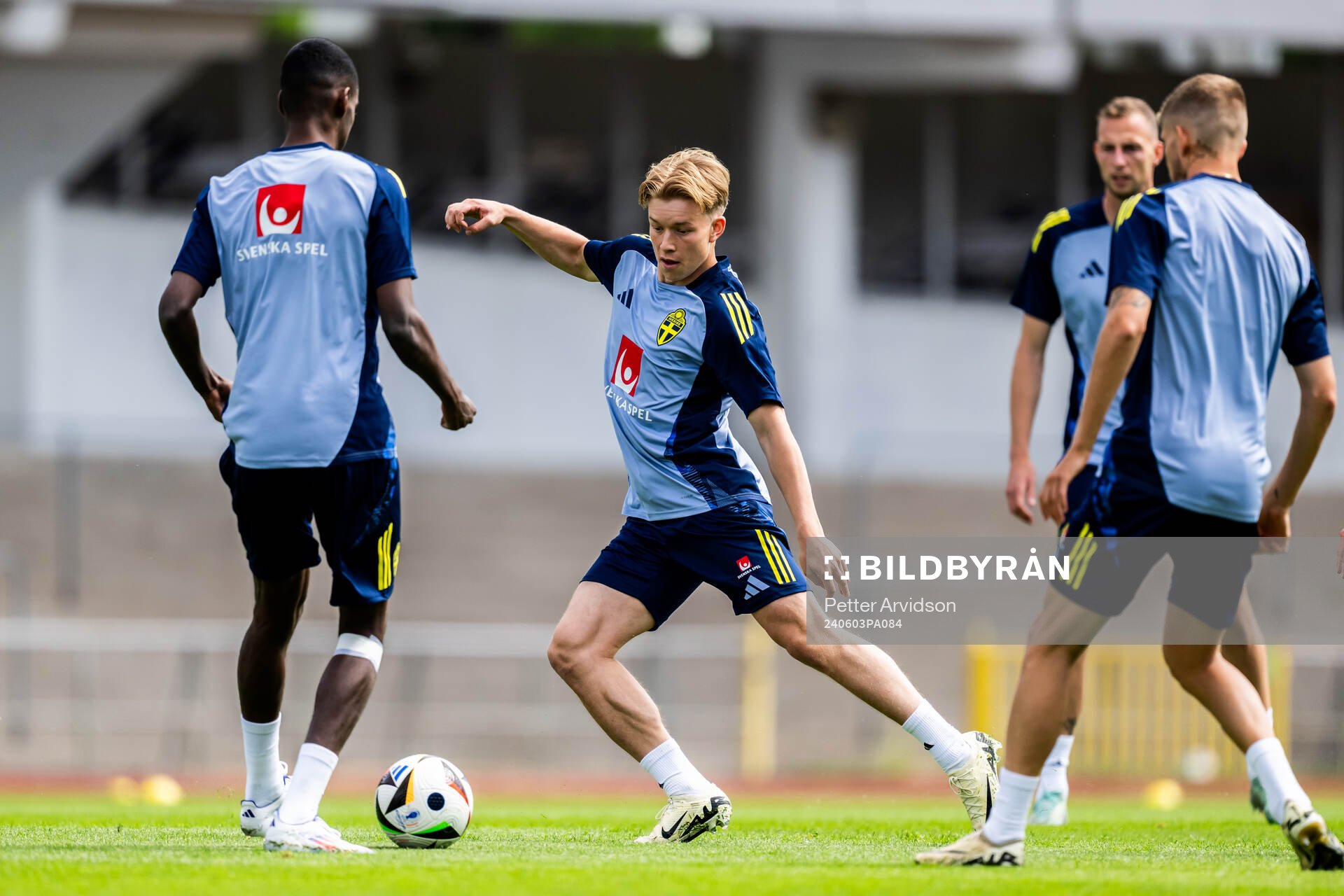 Daniel Svensson of the Swedish men's national football team