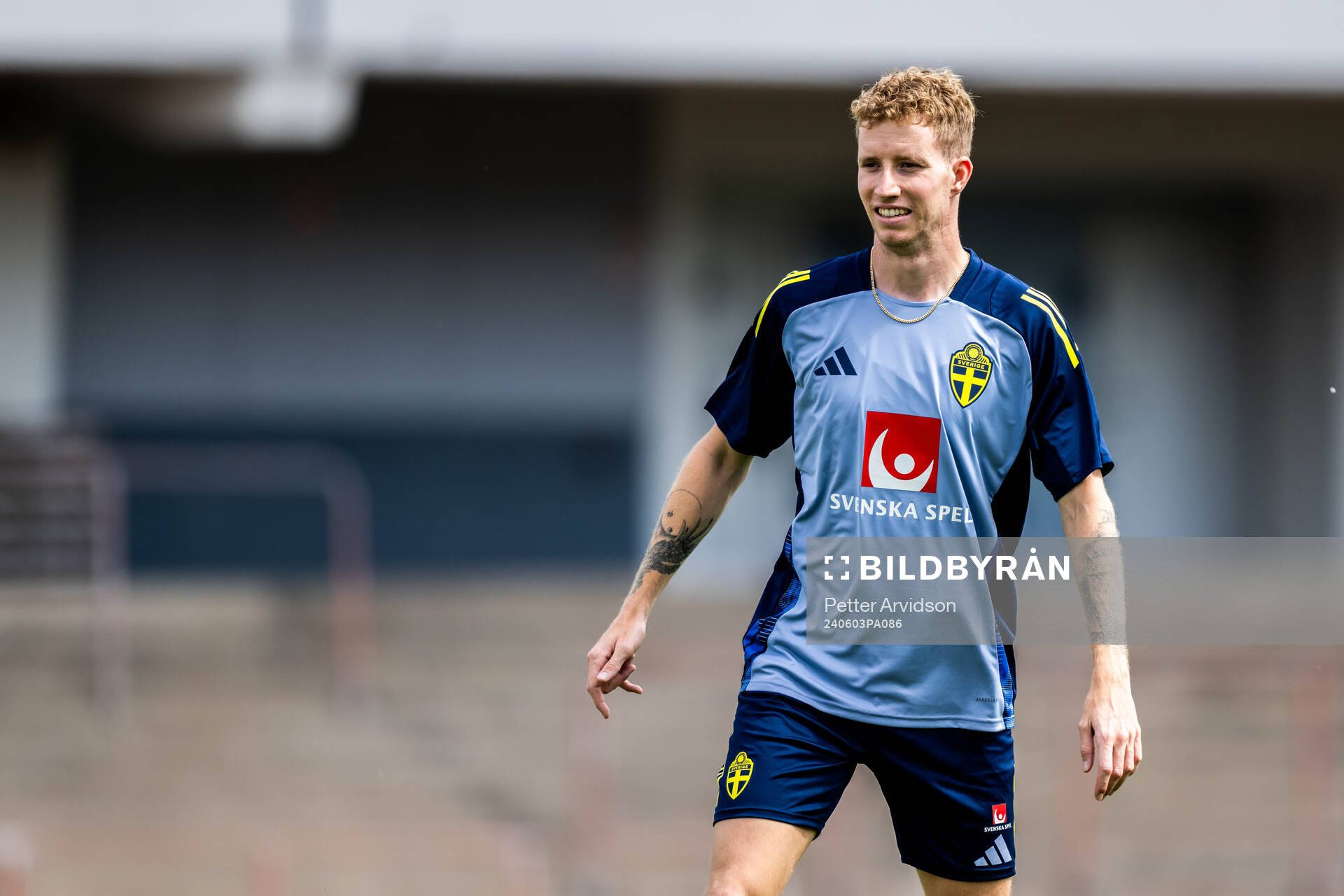 Samuel Gustafson of the Swedish men's national football team