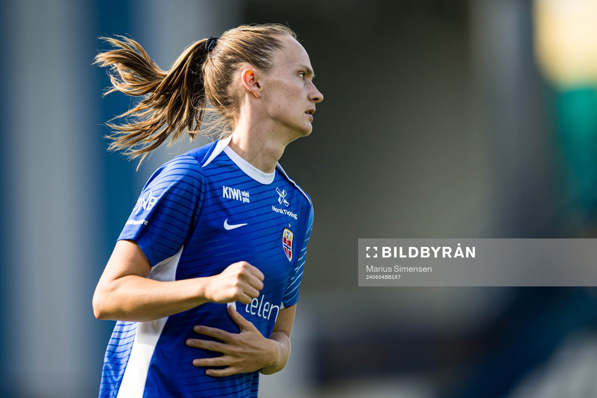 Caroline Graham Hansen of Norway the UEFA Women's Euro