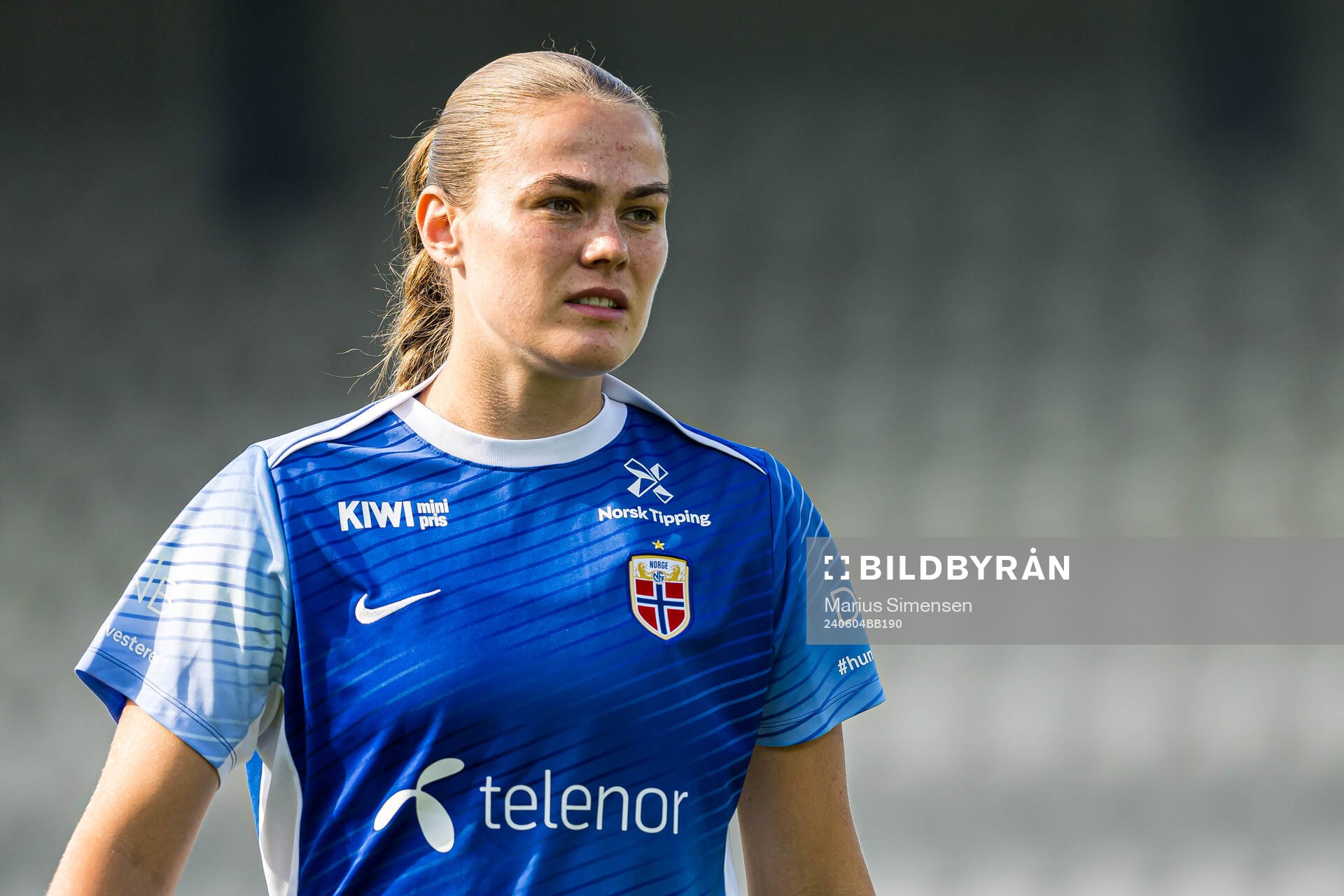 Marthine Østenstad of Norway the UEFA Women's Euro