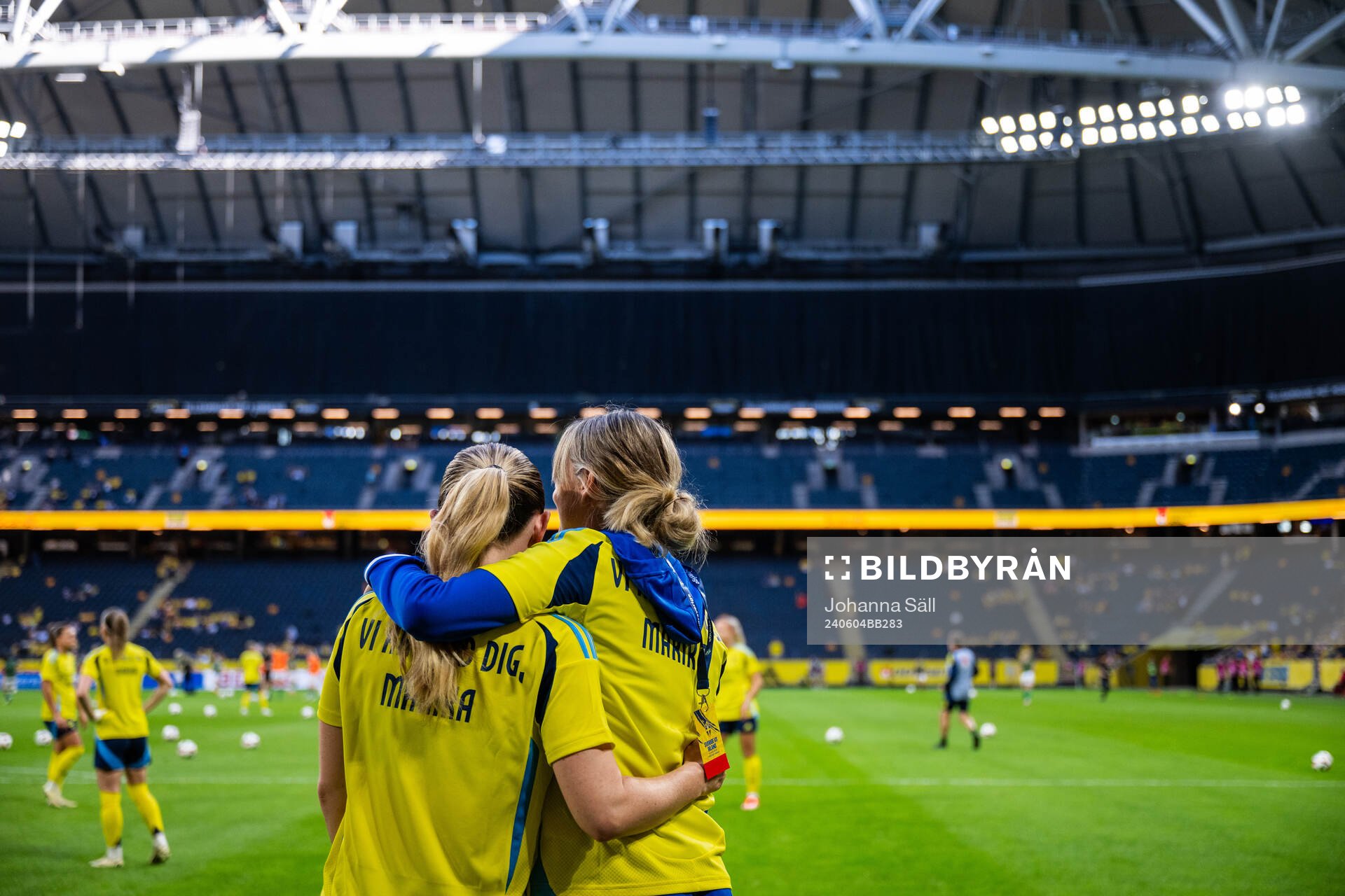 Matilda Vinberg and Nathalie Björn of Sweden