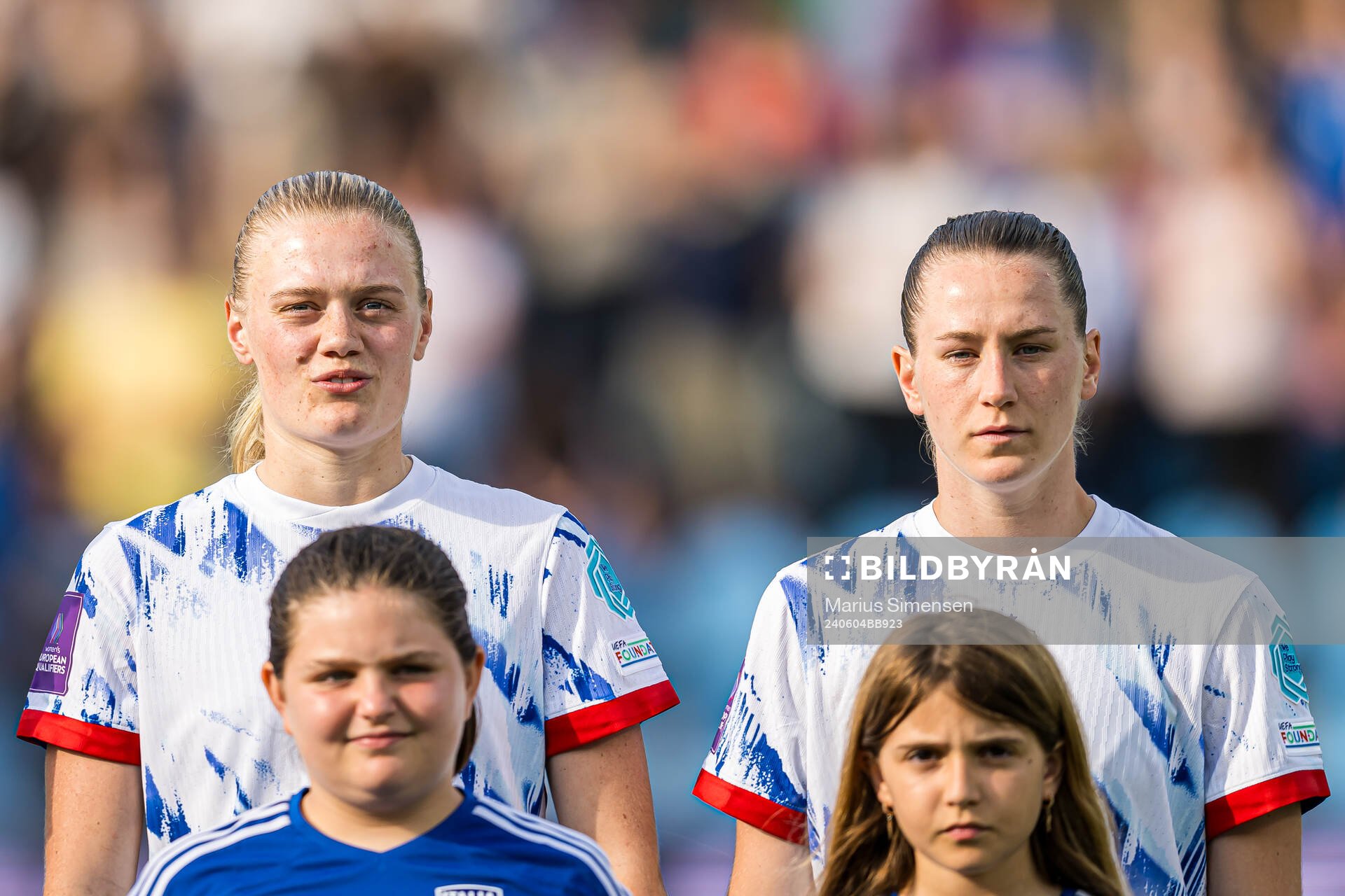 Mathilde Harviken and Elisabeth Terland of Norway