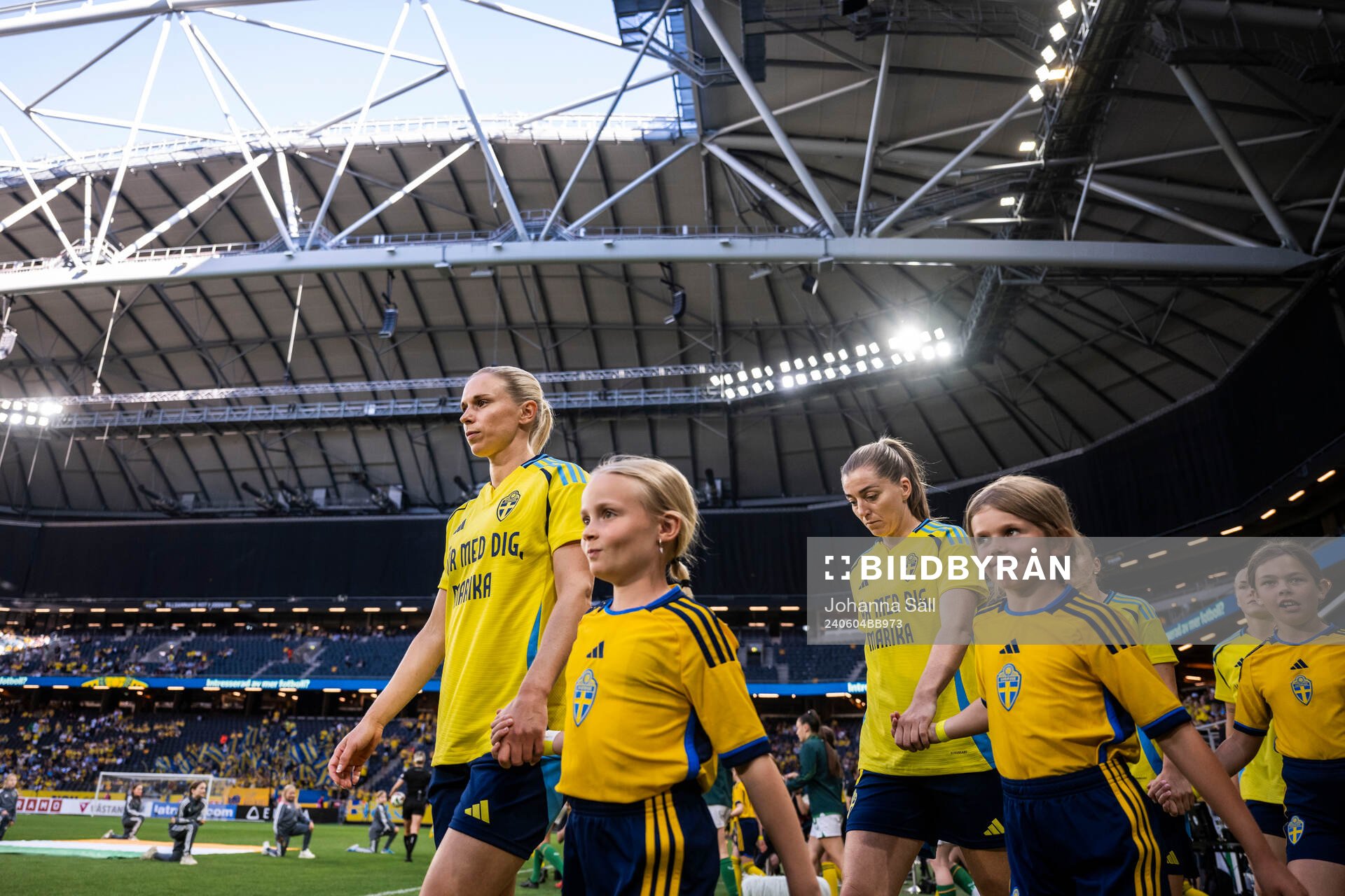 Jonna Andersson and Linda Sembrant of Sweden