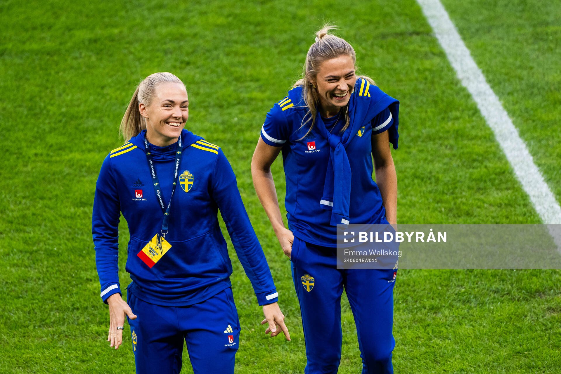 Magdalena Eriksson and Fridolina Rolfö of Sweden