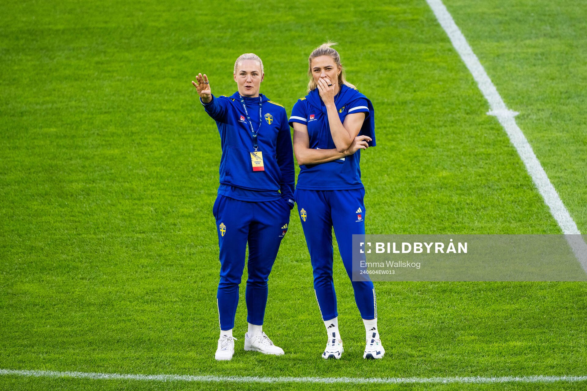 Magdalena Eriksson and Fridolina Rolfö of Sweden