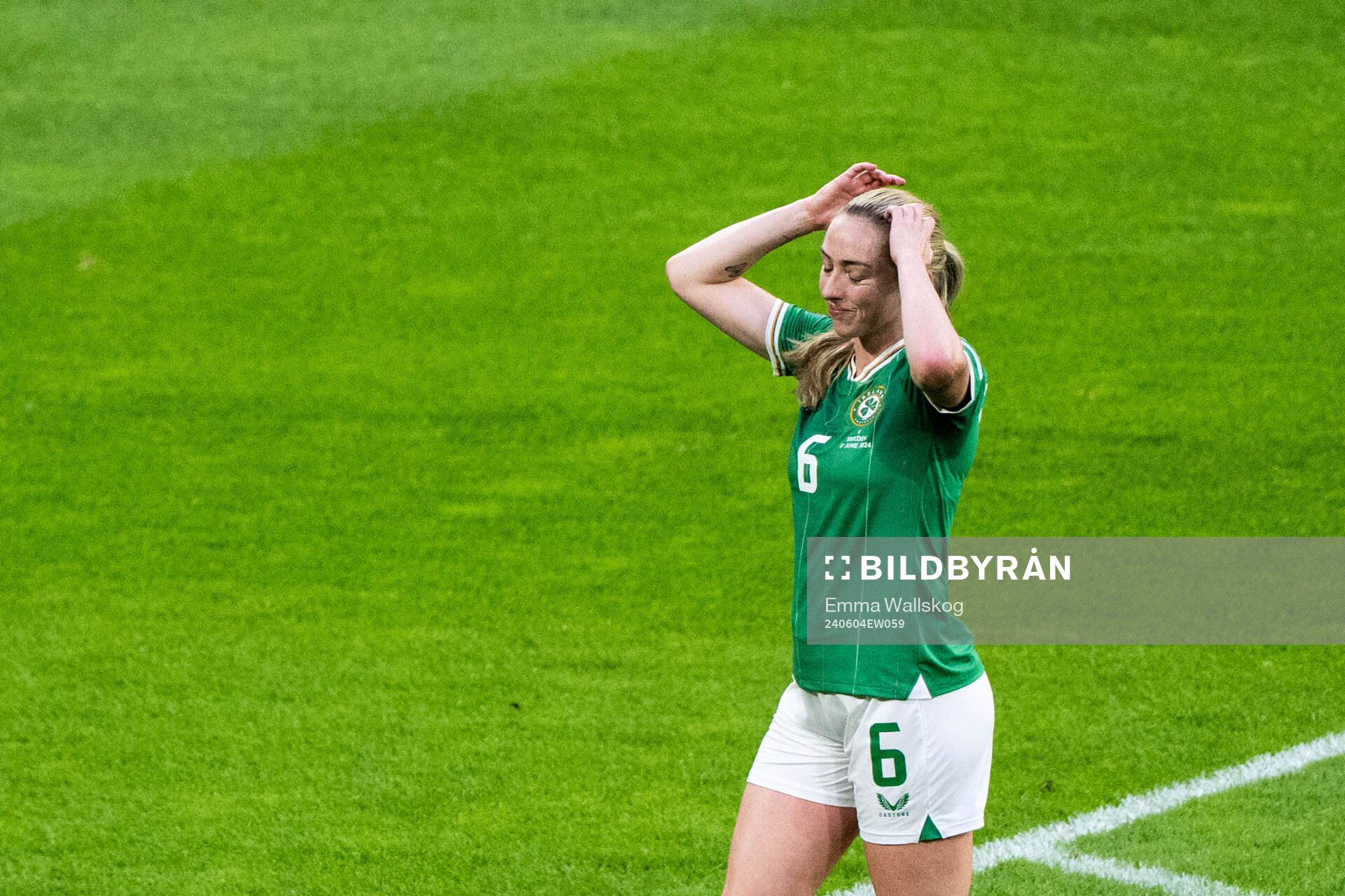 Megan Connolly of Republic of Ireland looks dejected
