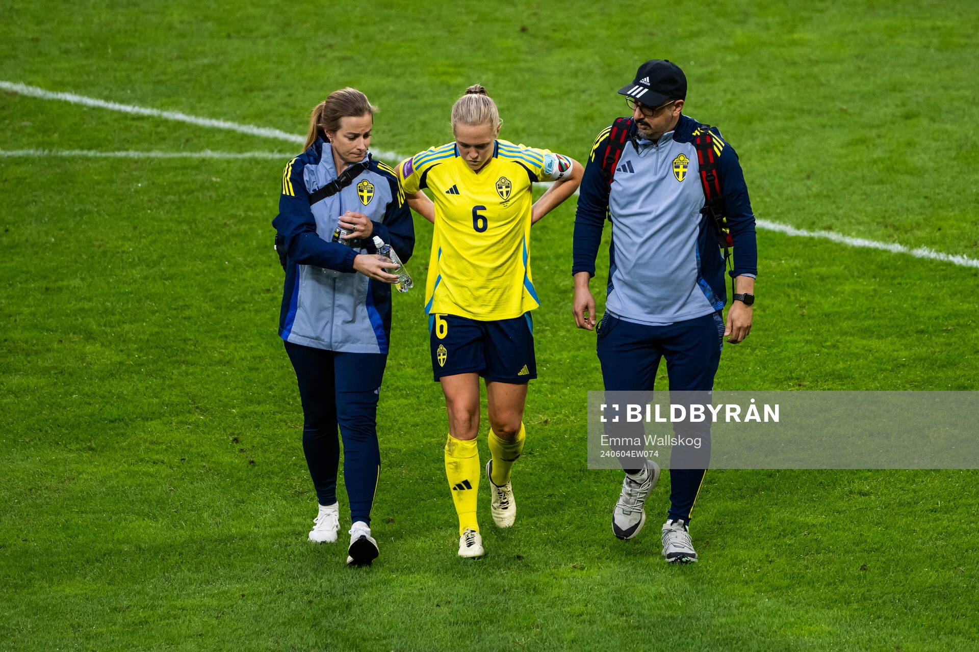 Physio Jenny Larsson and medical doctor Houman Ebrahim next