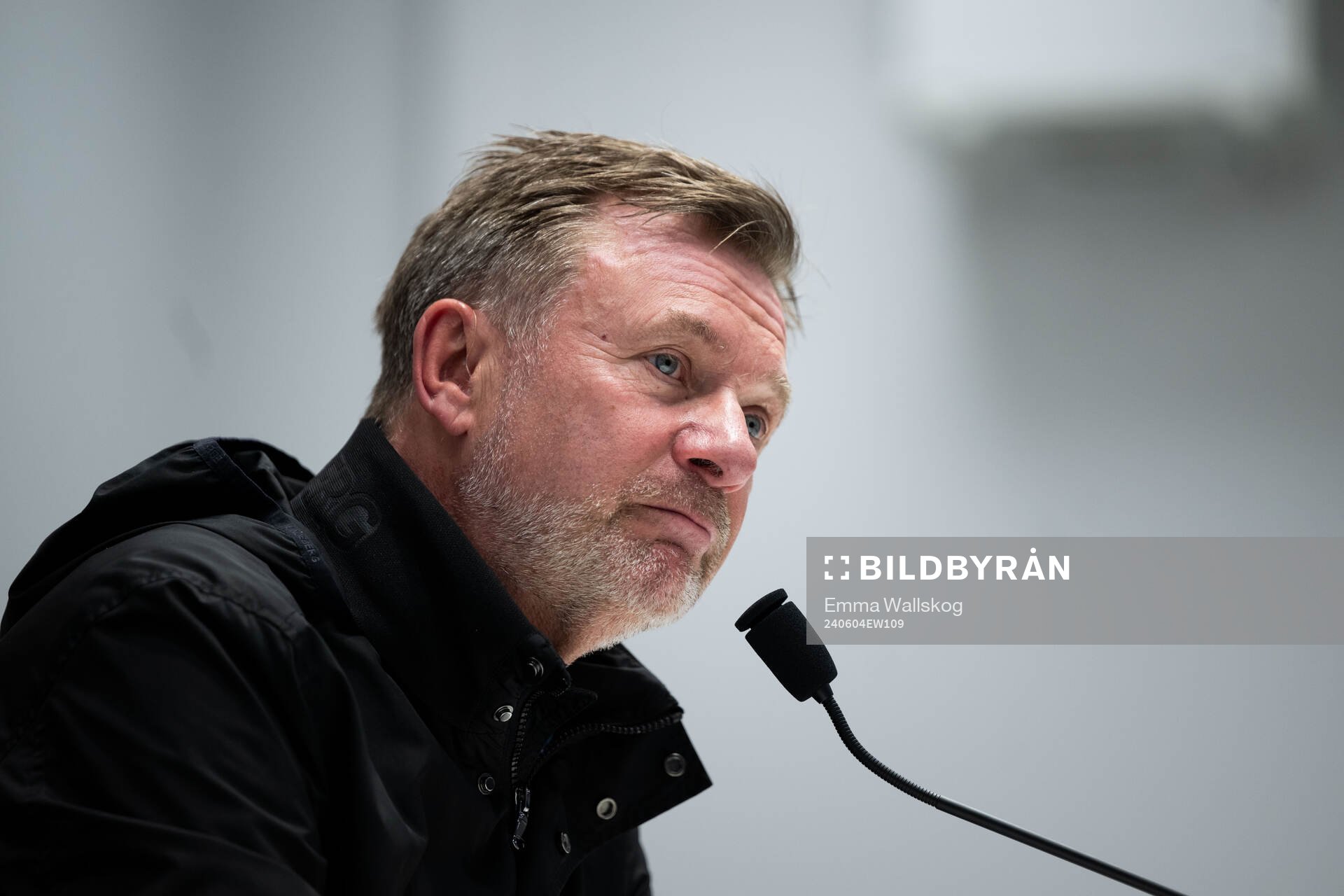 Head coach Peter Gerhardsson of Sweden