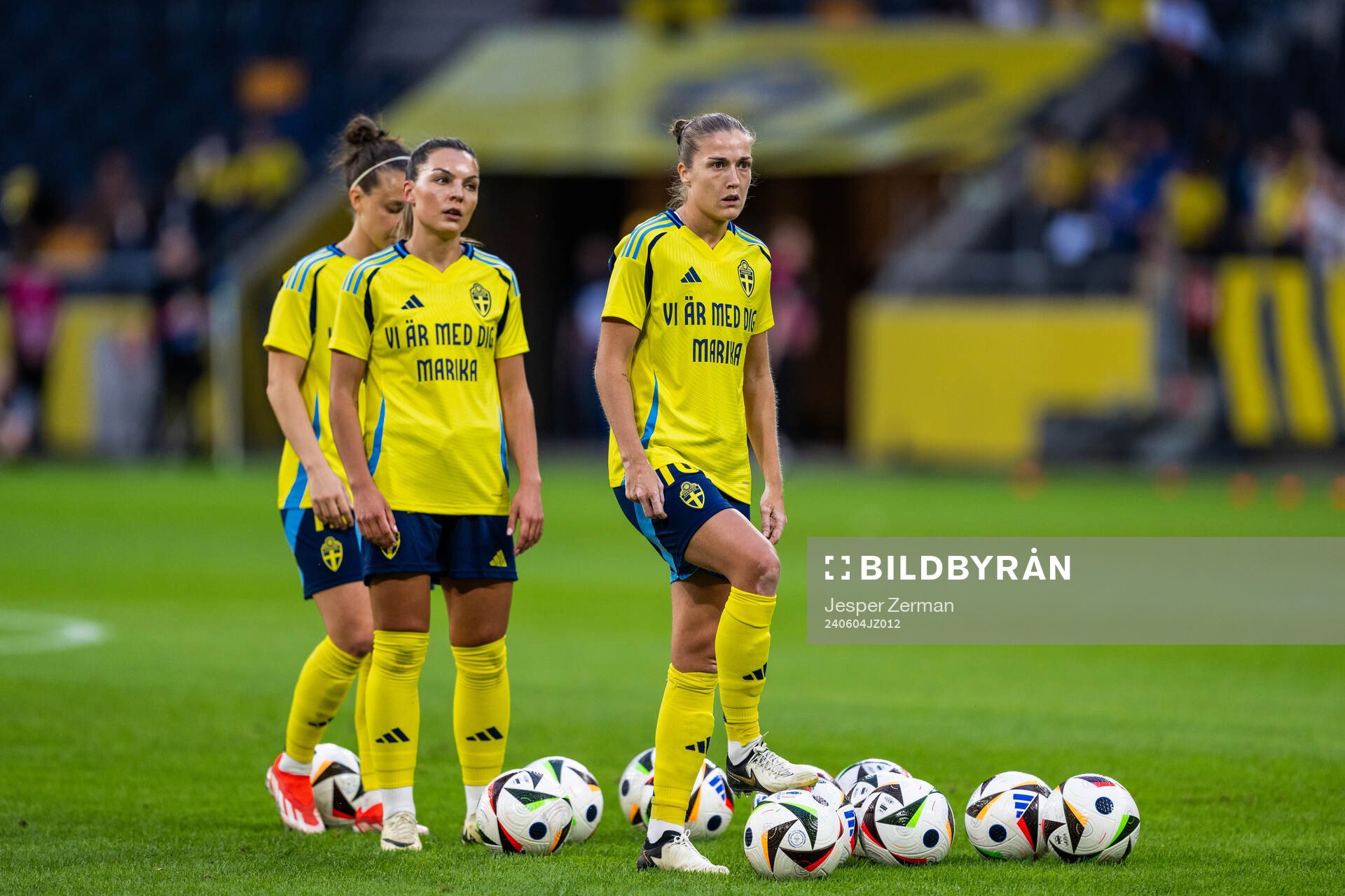Johanna Rytting Kaneryd and Filippa Angeldal of Sweden,