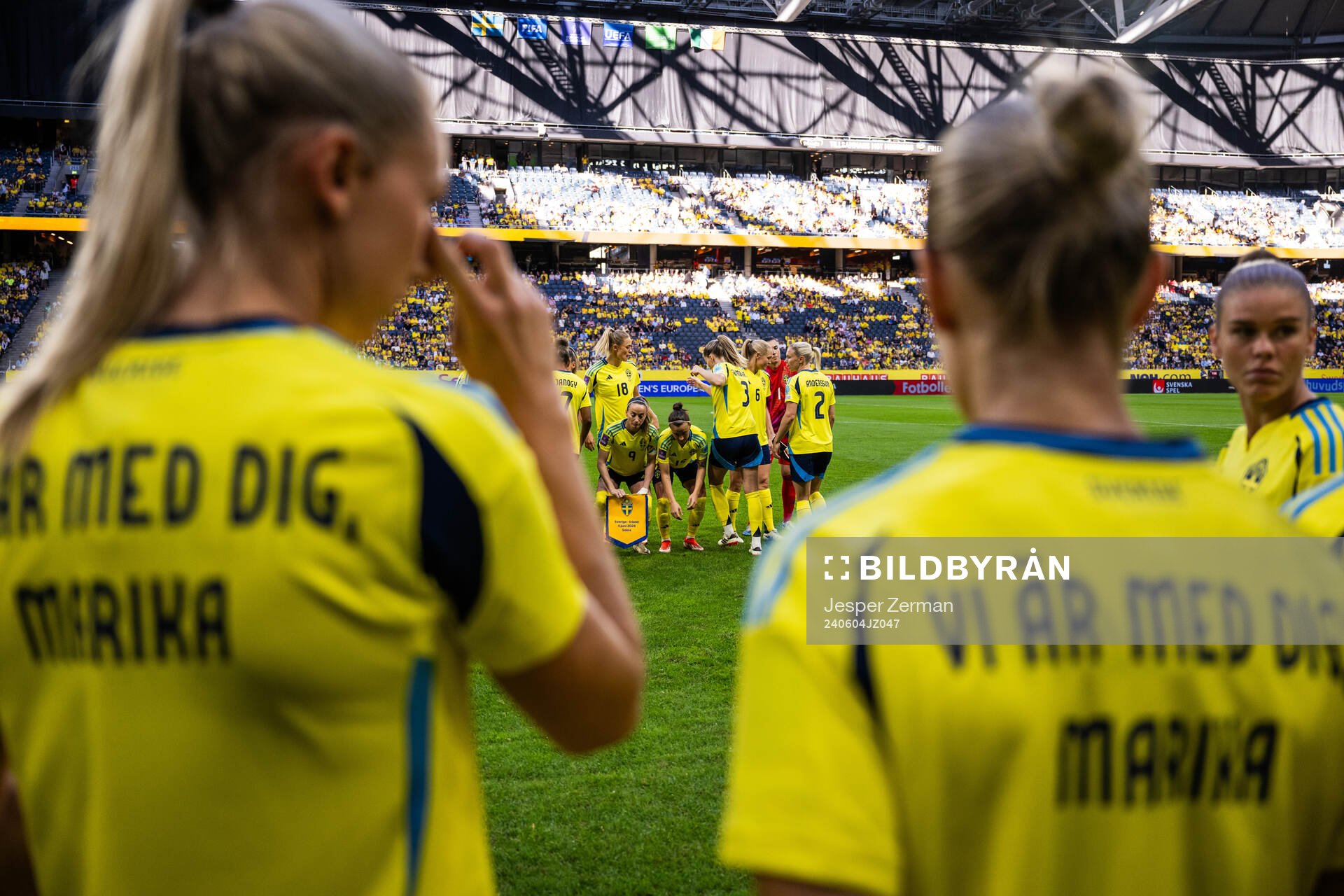 The stariting eleven of Sweden
