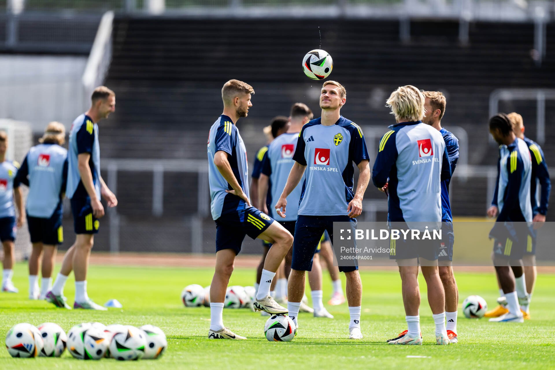 Carl Starfelt of the Swedish men's national football team