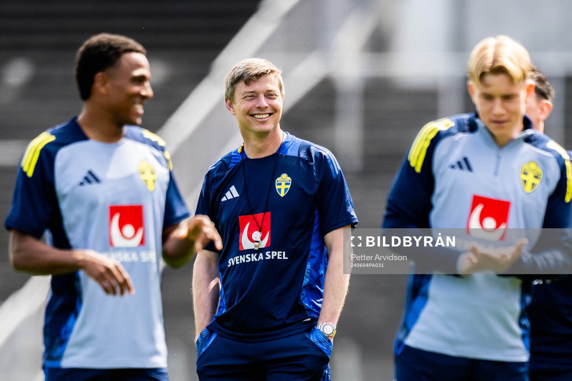 Head coach Jon Dahl Tomasson of the Swedish men's national