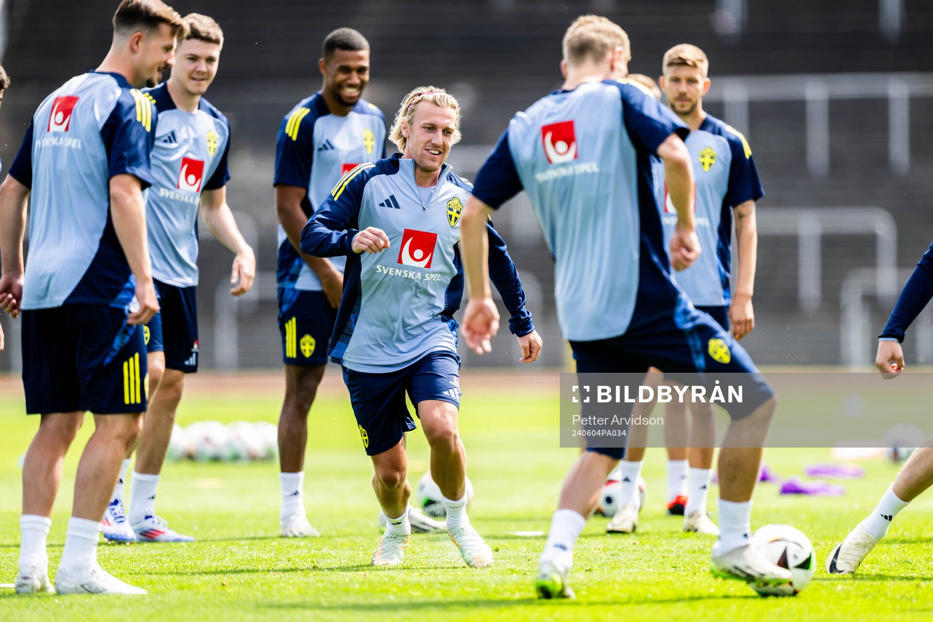 Emil Forsberg of the Swedish men's national football team