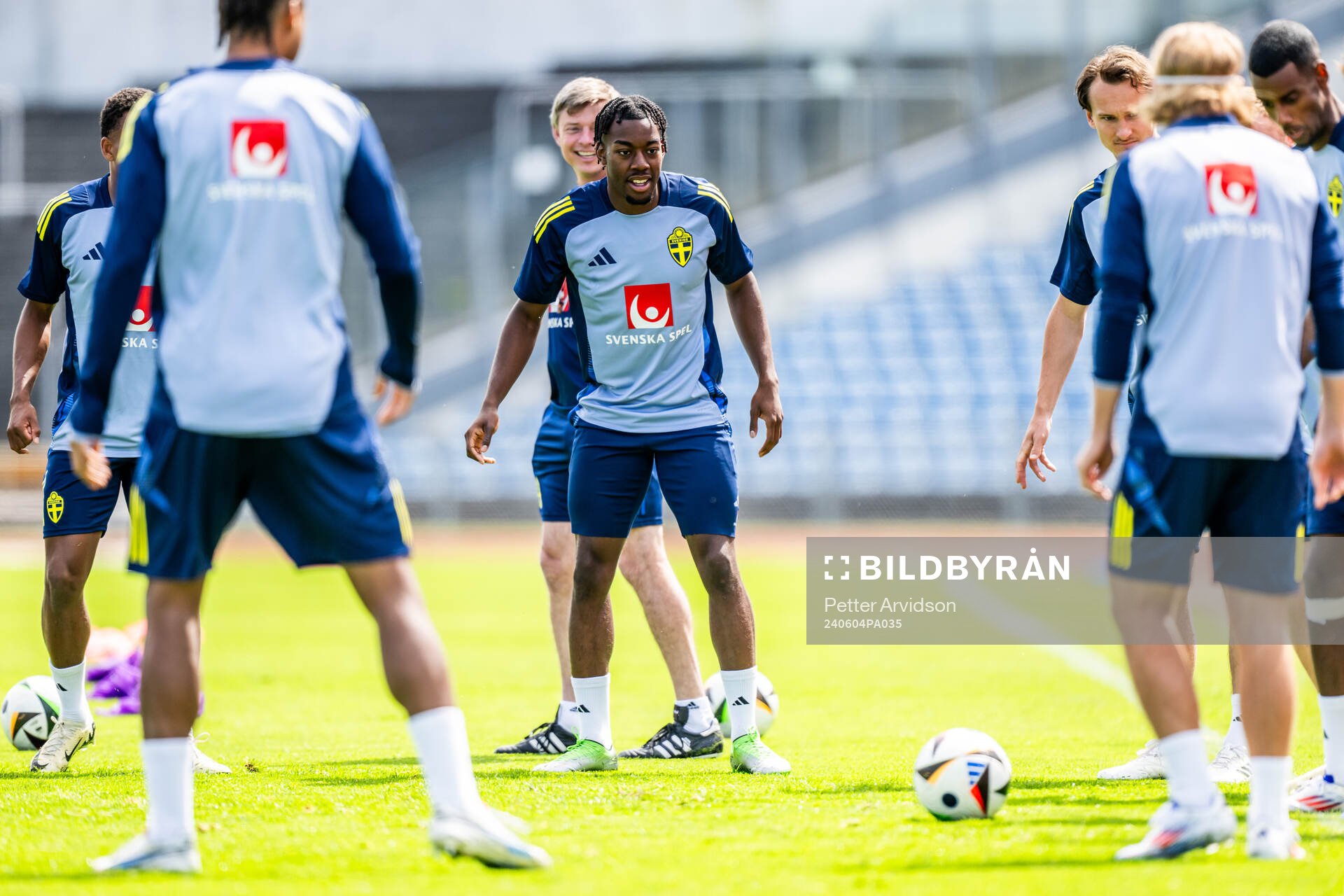 Anthony Elanga of the Swedish men's national football team