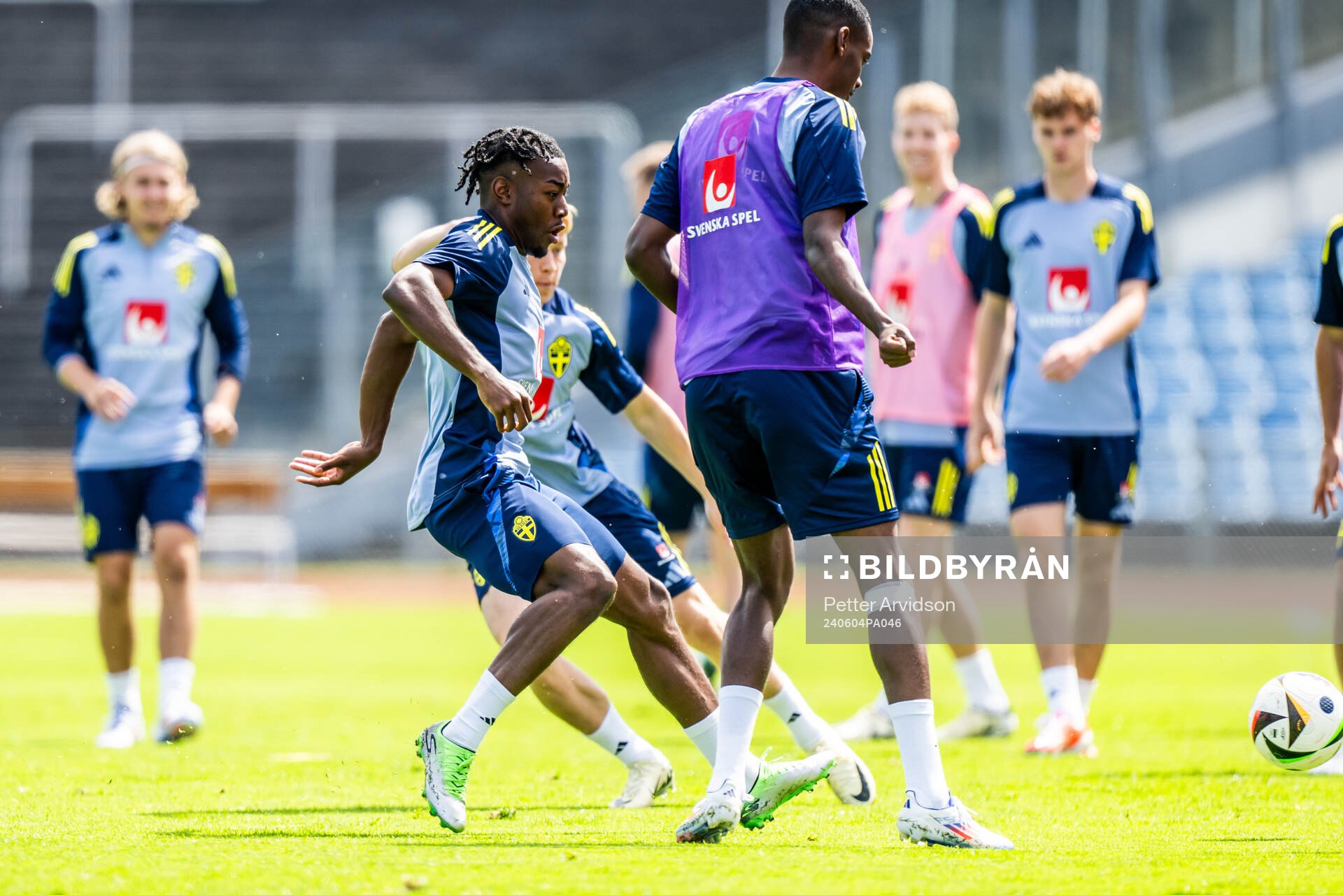 Anthony Elanga of the Swedish men's national football team