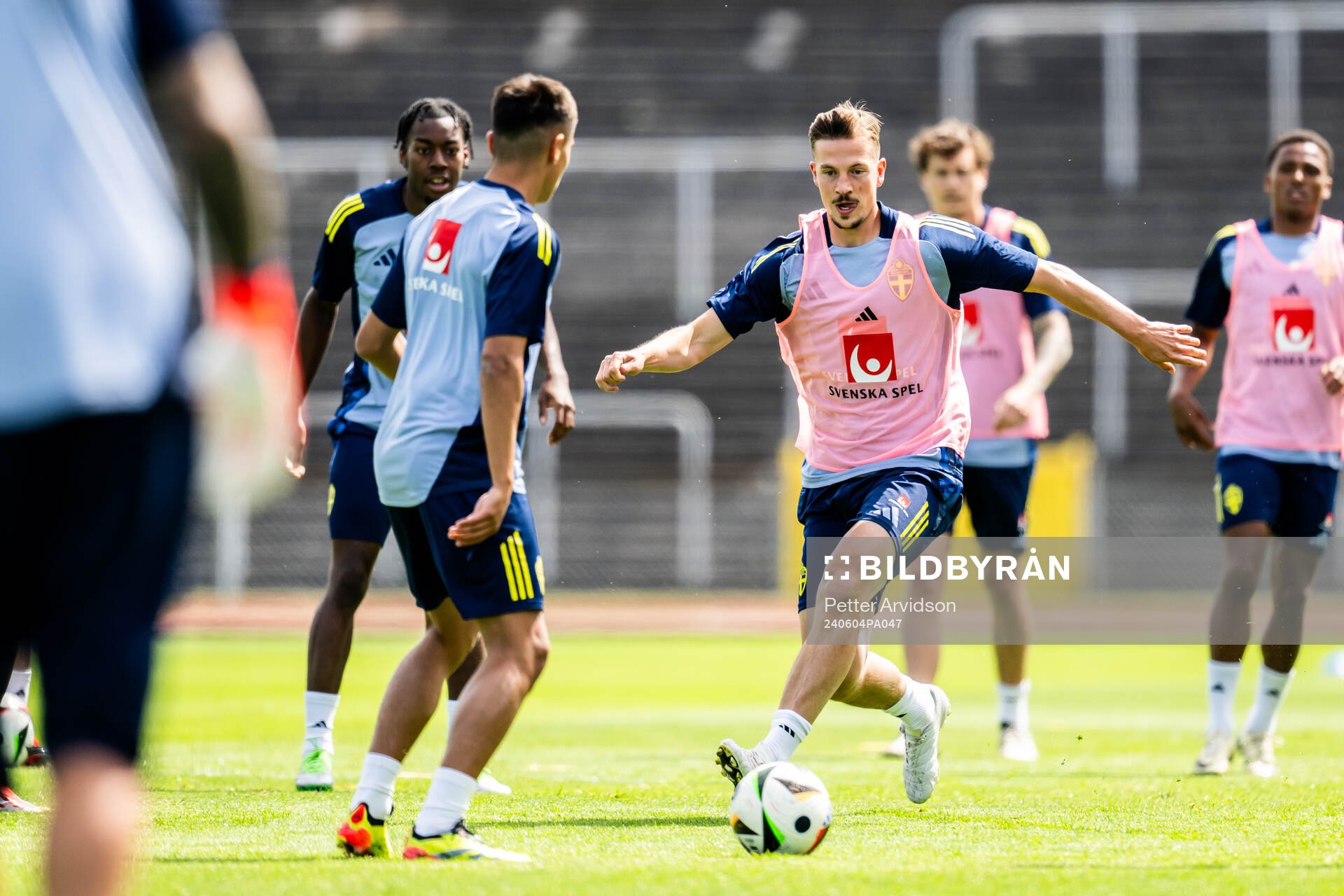 Simon Olsson of the Swedish men's national football team