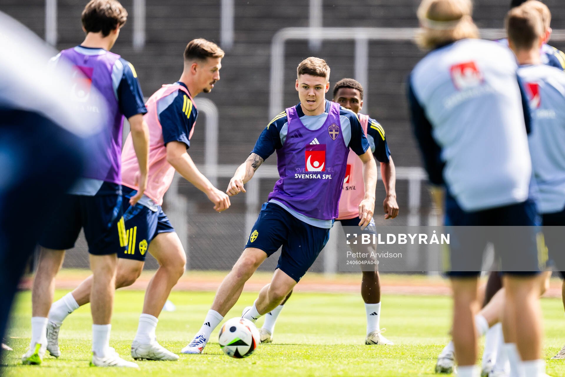 Emil Holm of the Swedish men's national football team