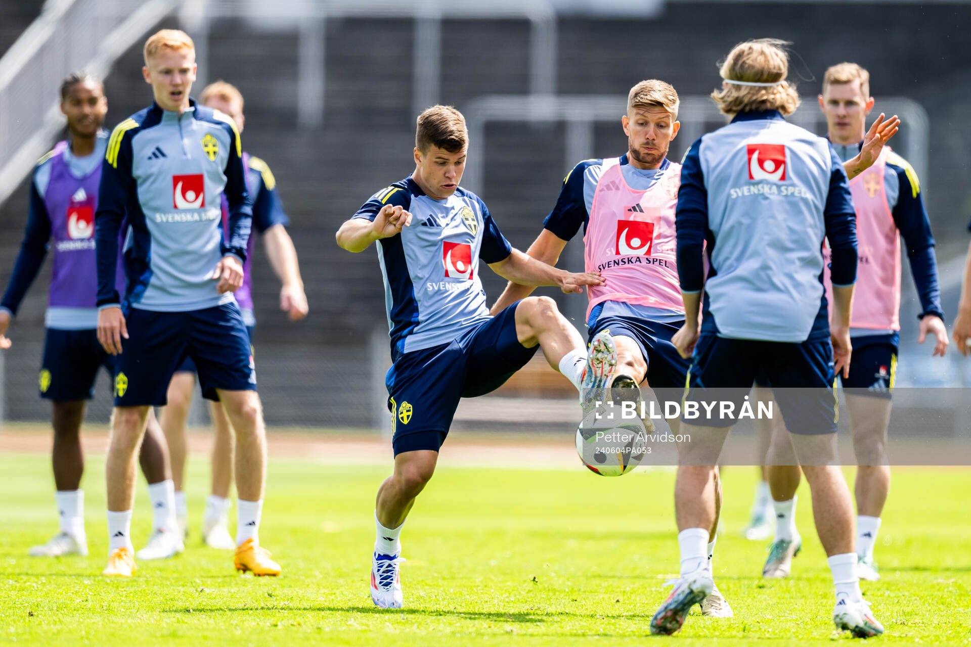 Samuel Dahl and Anton Salétros of the Swedish men's