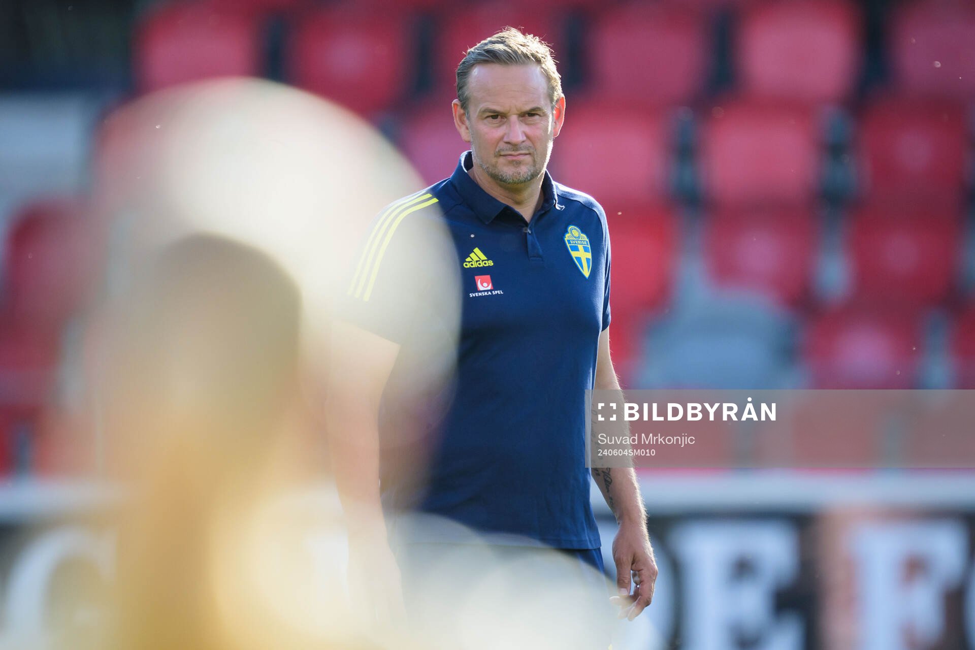 Head coach Martin Qwarmans Möller of Sweden