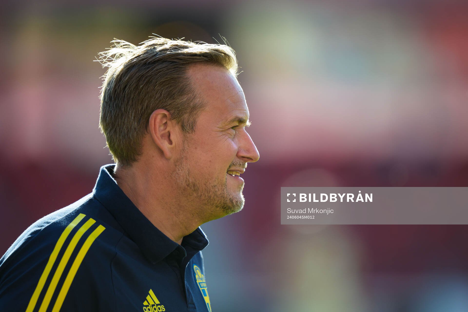 Head coach Martin Qwarmans Möller of Sweden