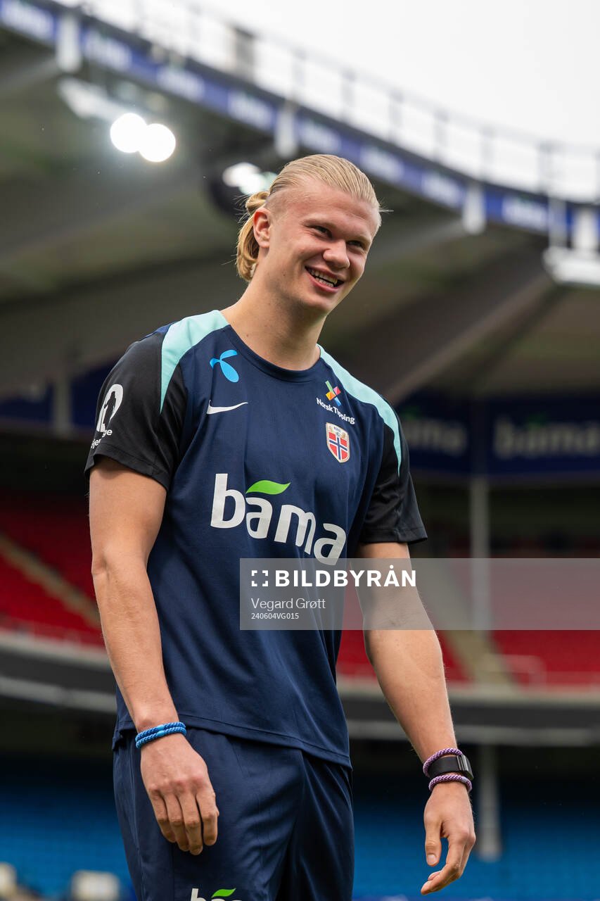 Erling Braut Haaland of the Norwegian national football team
