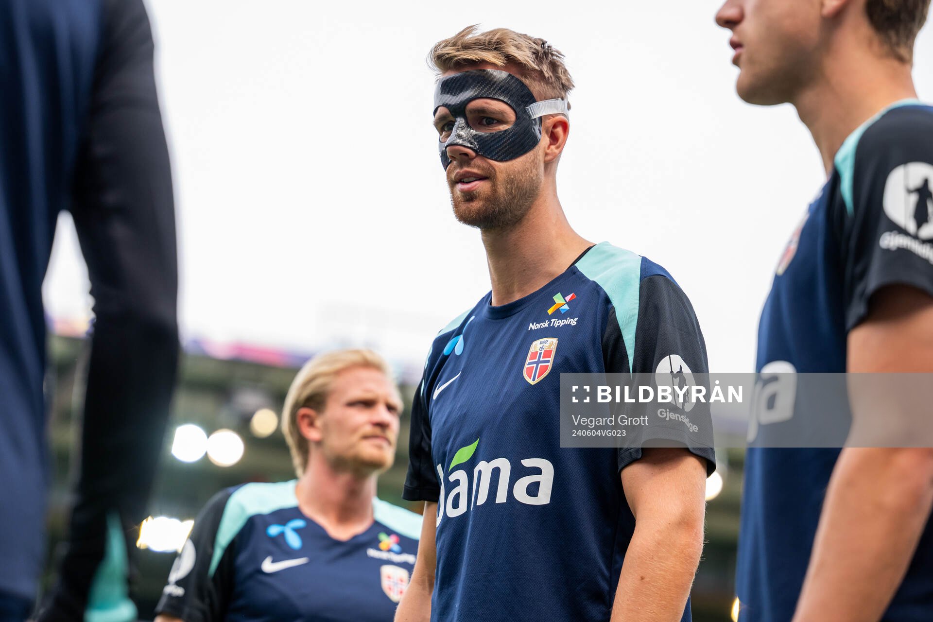 Kristoffer Ajer of the Norwegian national football team