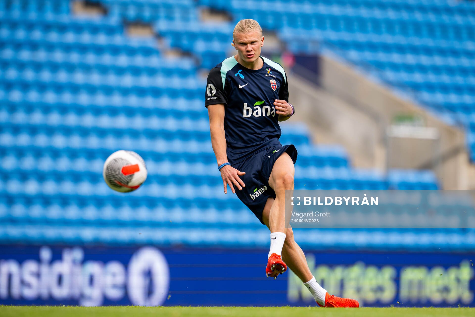 Erling Braut Haaland of the Norwegian national football team