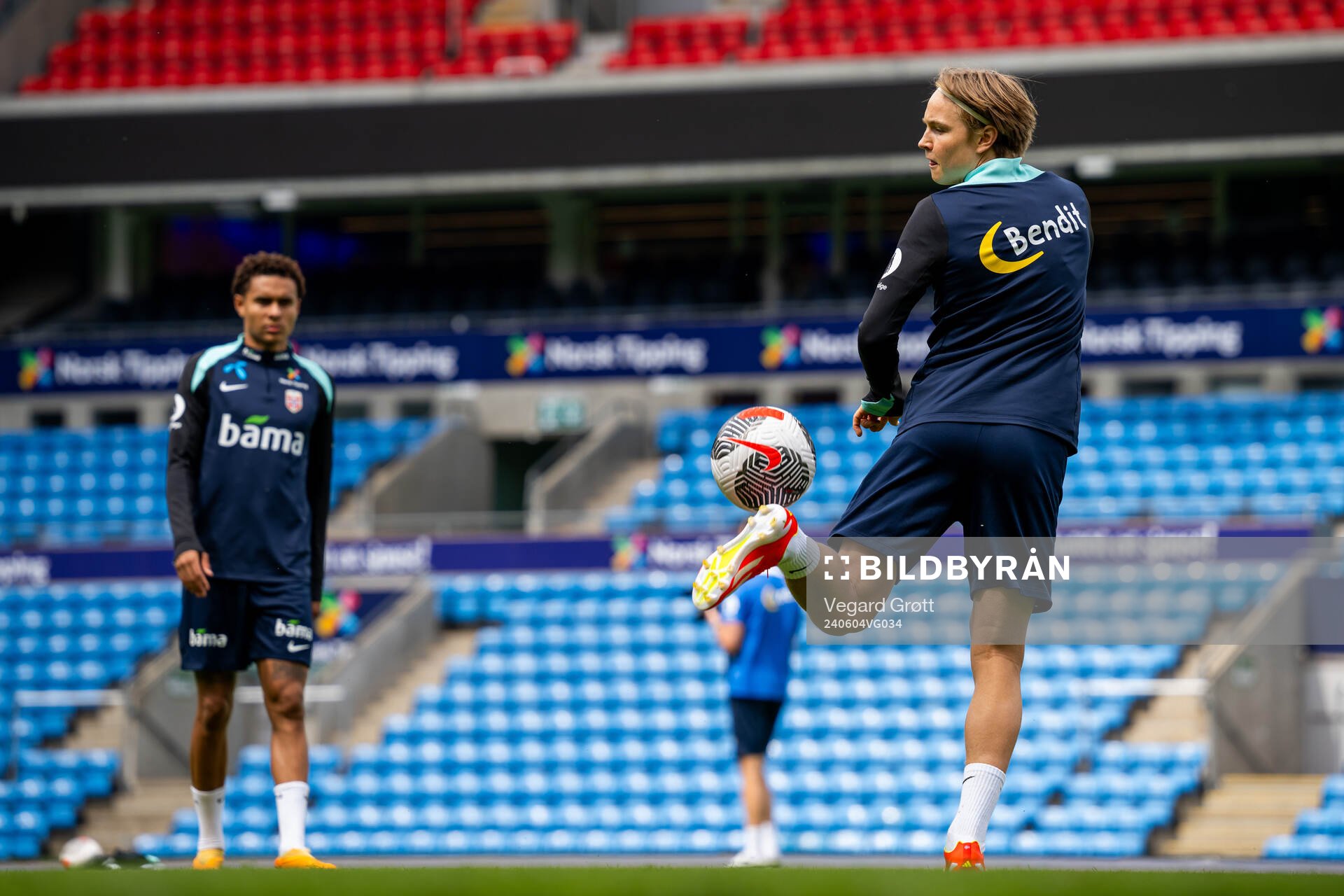 Andreas Schjelderup of the Norwegian national football team