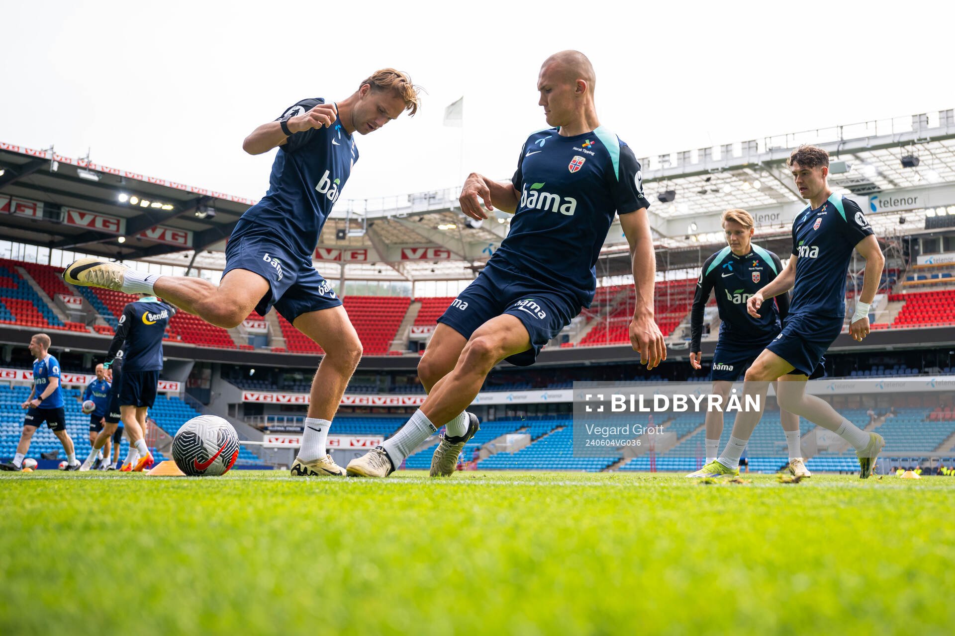 Erik Botheim and Leo Skiri Østigård of the Norwegian