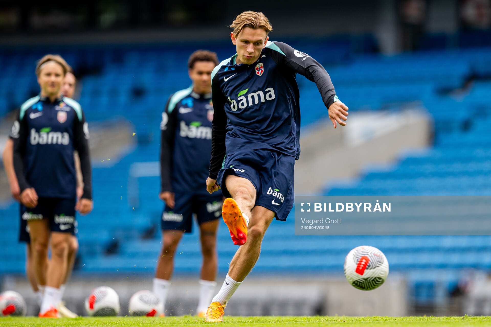 Marcus Holmgren Pedersen of the Norwegian national football